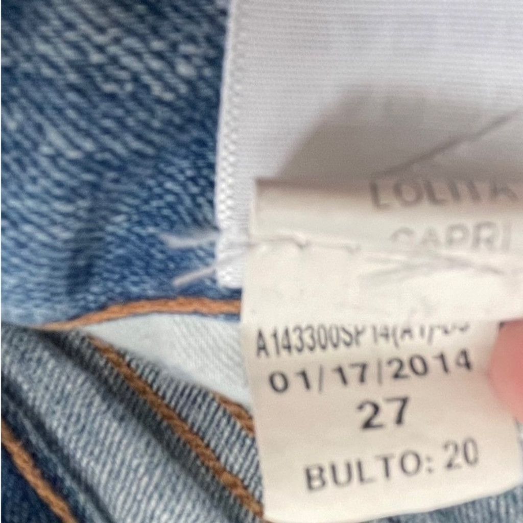 Lucky Brand LUCKY BRAND Lolita Capri Blue Jean Women’s Size 4/27. Size 27" / US 4 / IT 40 - 11 Thumbnail