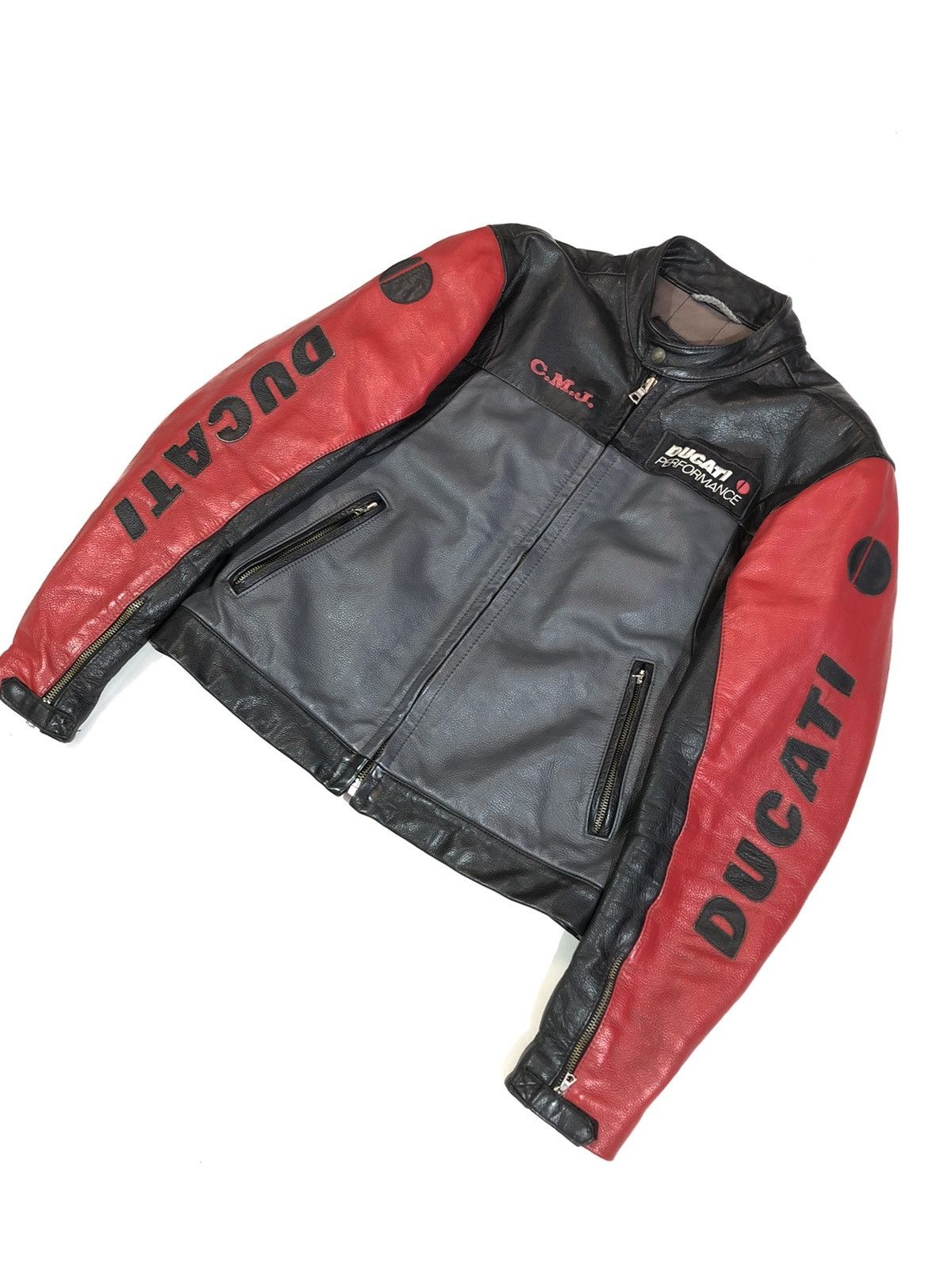 Dainese × Ducati Ducati Dainese Motorcycle Moto leather jacket Racing Vintage Size US XL / EU 56 / 4 - 10 Thumbnail