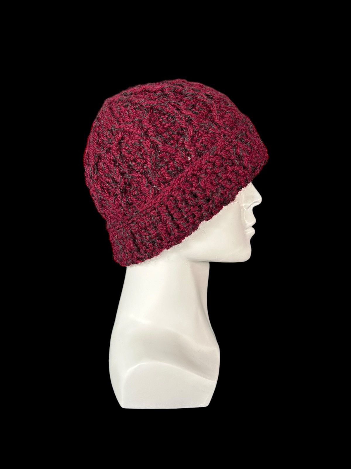Japanese Brand × Kapital × Vintage Crochet Knitted handmade Beanie Hats Rare☠️☠️ Size ONE SIZE - 3 Thumbnail