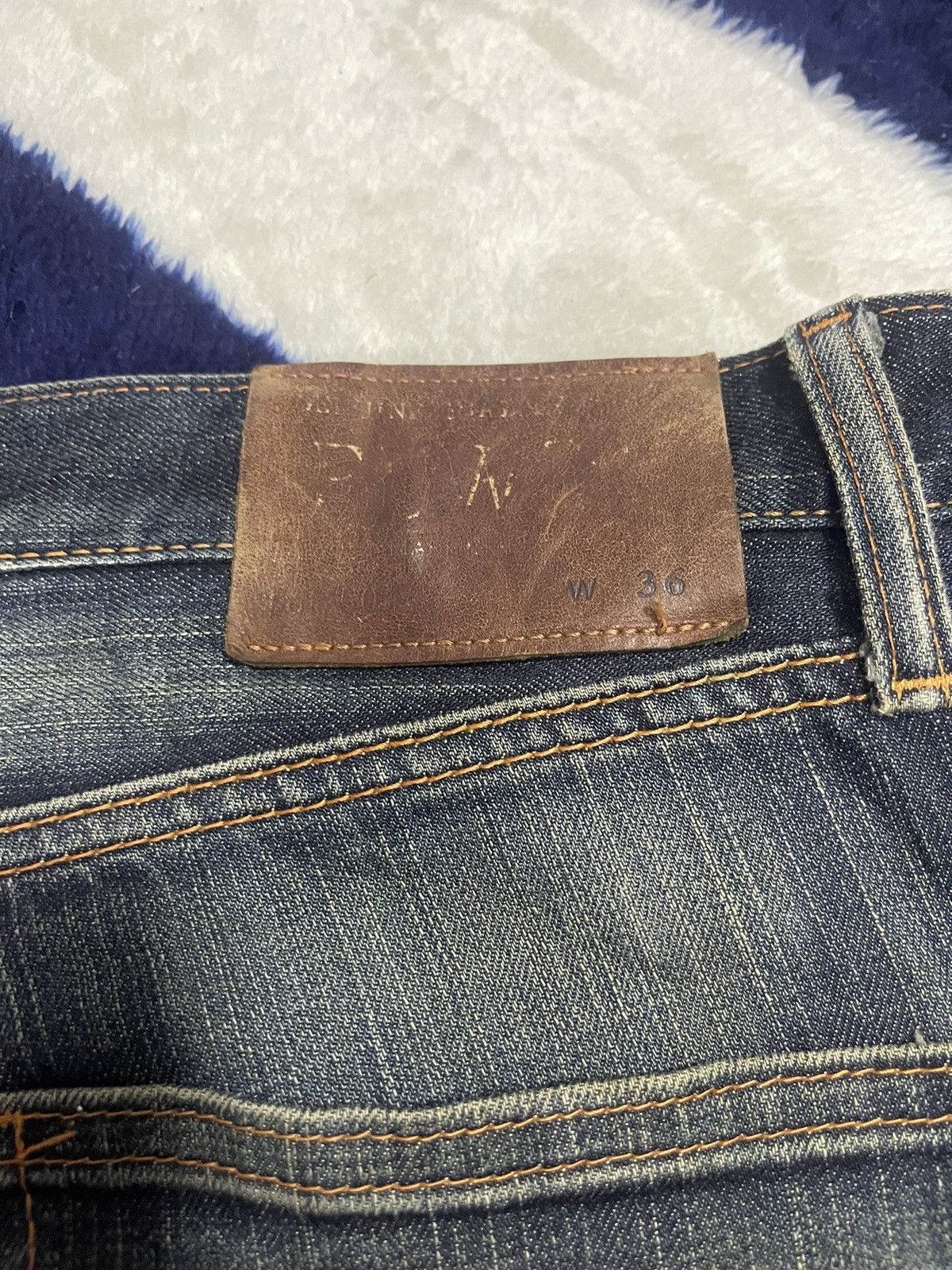 Edwin × Japanese Brand Edwin Distressed Jeans (14) Size US 38 / EU 54 - 3 Thumbnail