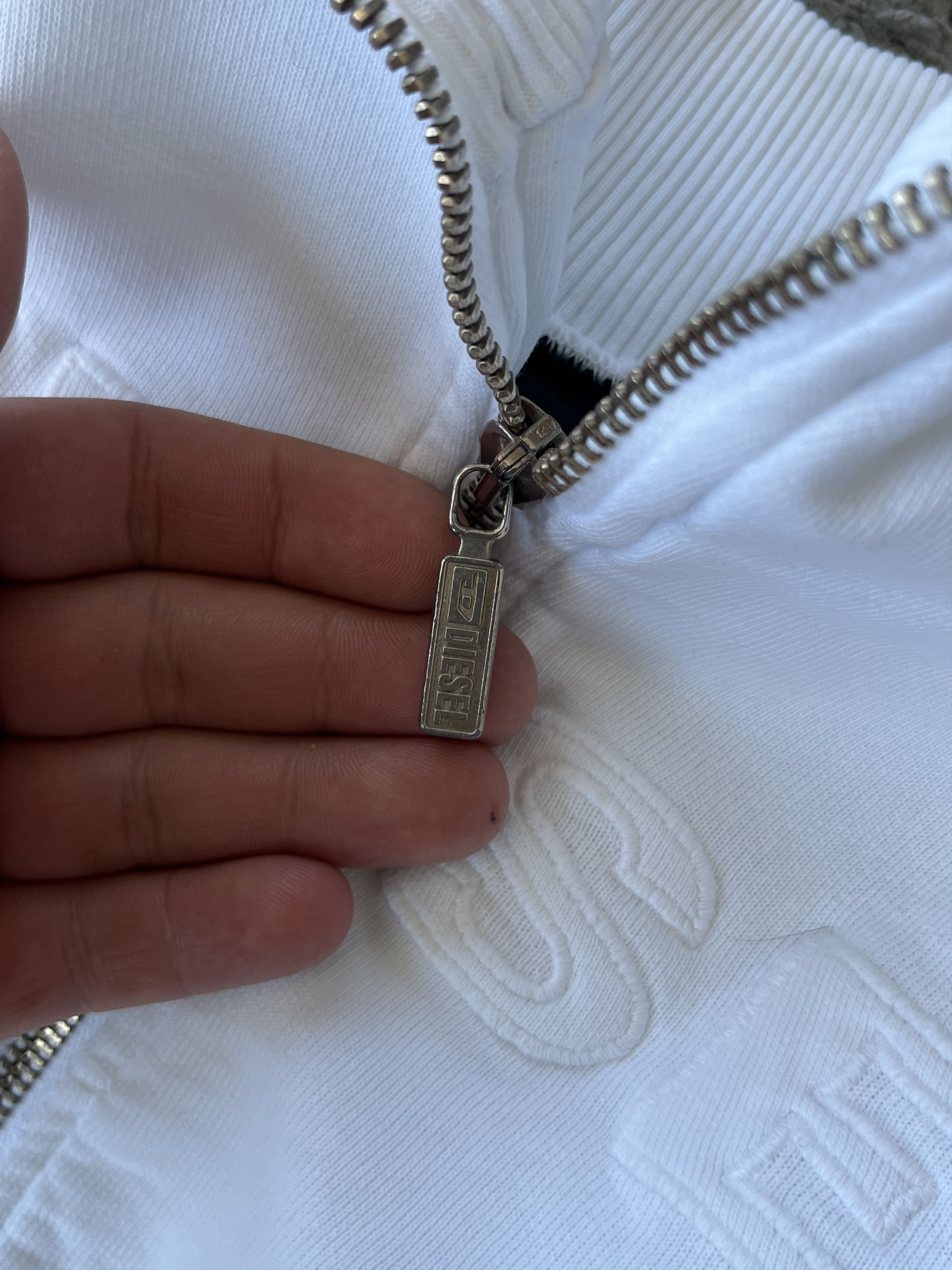 Diesel DIESEL Vintage Big Logo Full Zip Sweatshirt Y2K Style Size S / US 4 / IT 40 - 9 Thumbnail