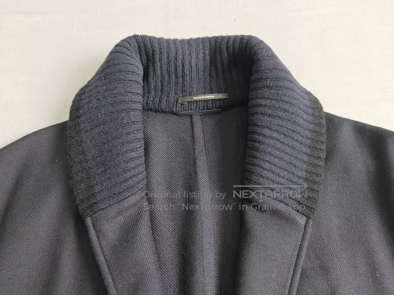 Other Hermes Wool suit jacket coat, dark blue, 100% wool fabric, Size 52R - 2 Thumbnail