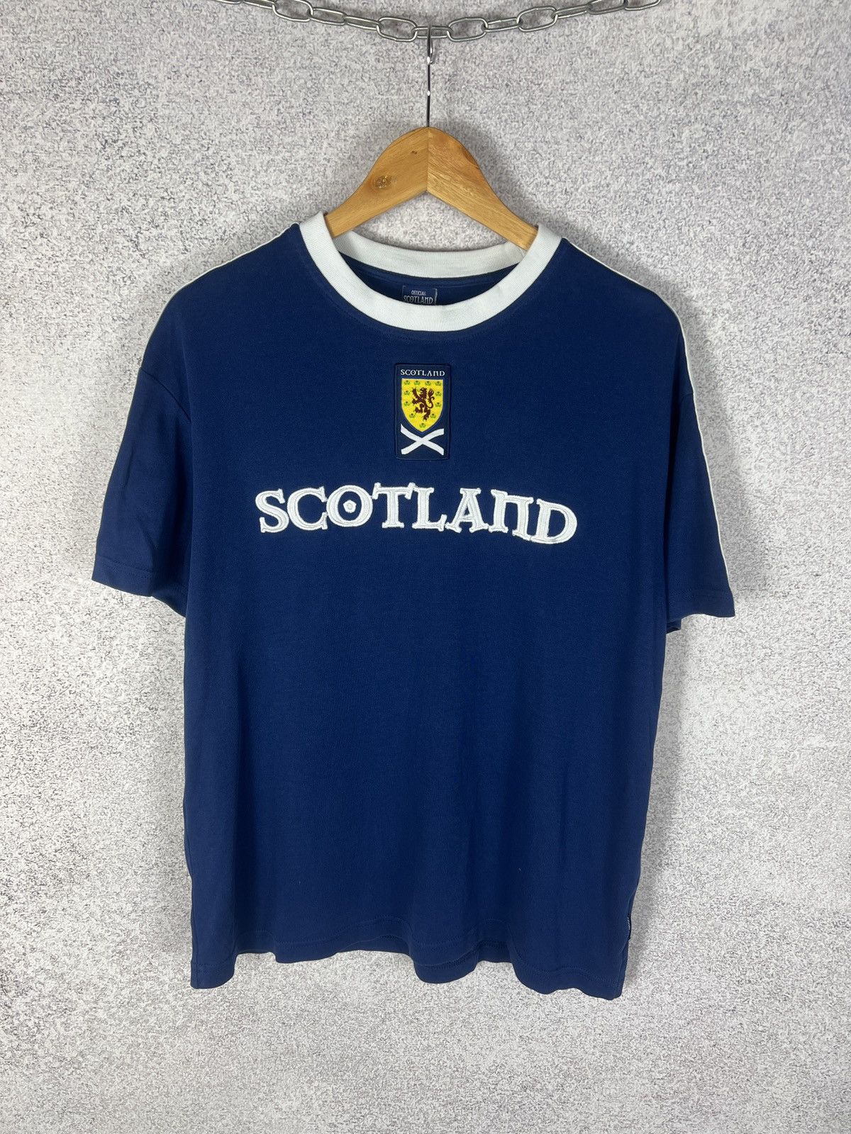 Vintage Vintage Scotland Football National Team Soccer Jersey Shirt Size US L / EU 52-54 / 3 - 1 Thumbnail