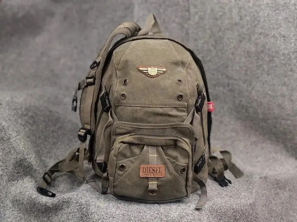 Diesel × Vintage 🔥 Rare Diesel Spare Parts Multipocket Faux