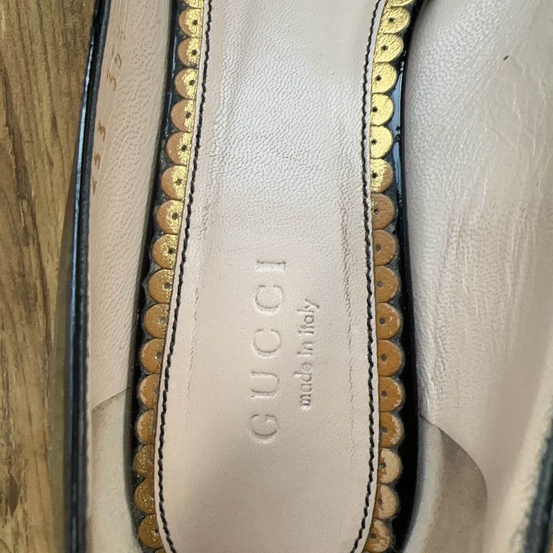 Gucci Gucci Black Pearl High Heel Shoes Size US 5.5 / IT 35.5 - 7 Thumbnail