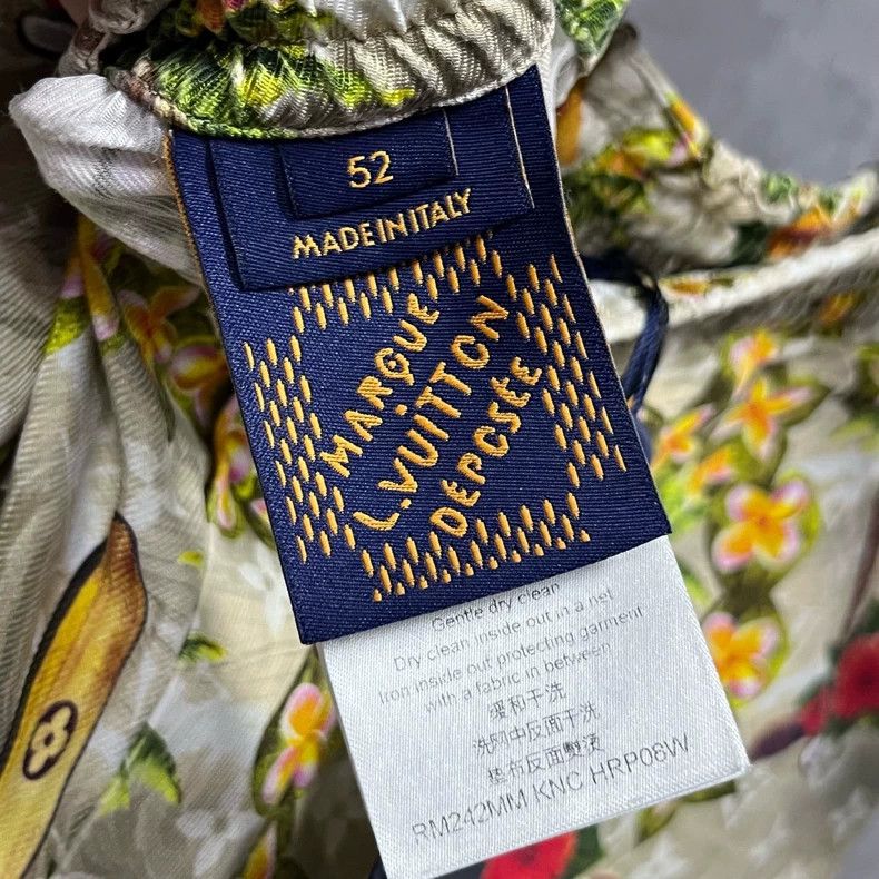 Louis Vuitton Louis Vuitton size US 52 Beige Floral Beach Print Elastic W Size US 36 / EU 52 - 5 Thumbnail
