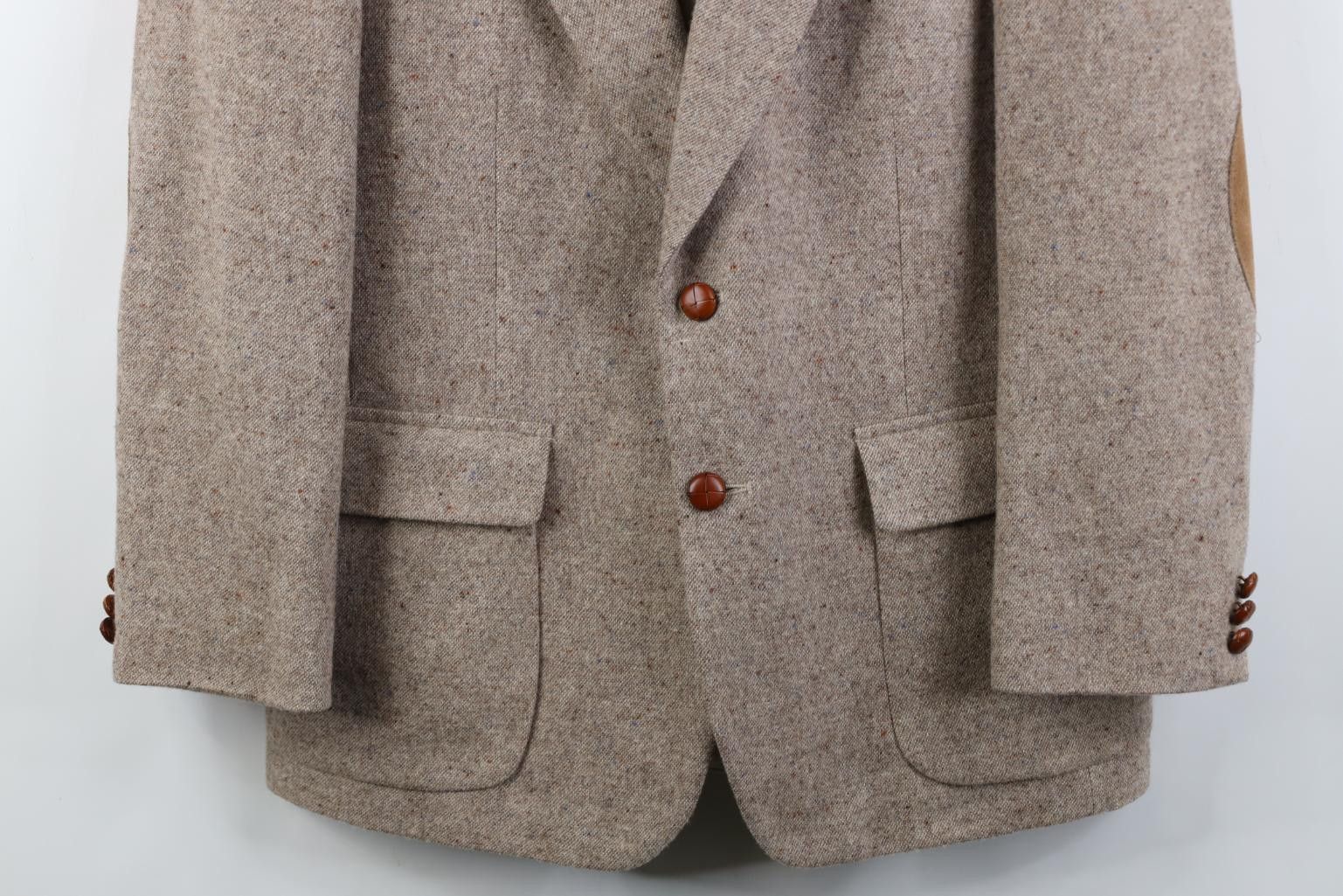 Vintage Vintage 90s Suede Elbow Patch Suit Coat Blazer Jacket Size US XXL / EU 58 / 5 - 3 Thumbnail