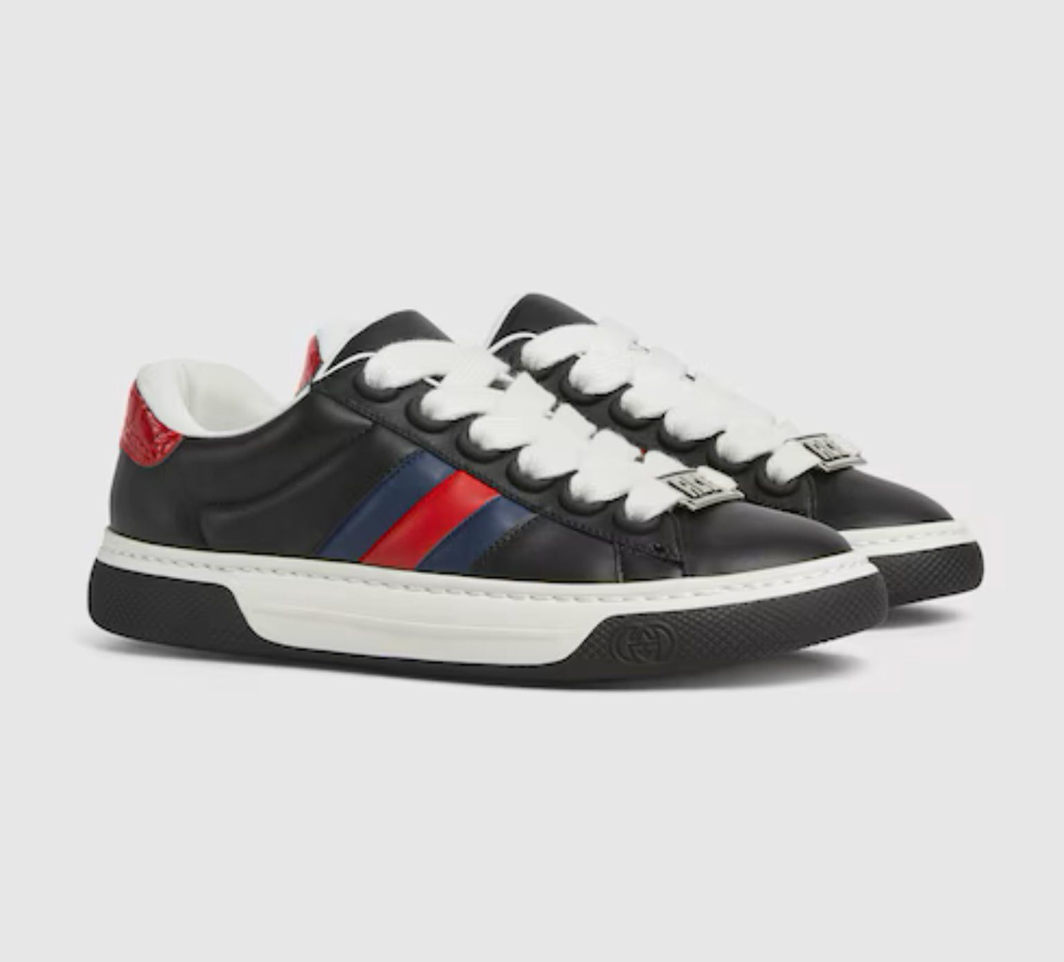 Gucci Gucci Ace Web Trainer Sneakers SIZE 36 Size ONE SIZE - 1 Thumbnail