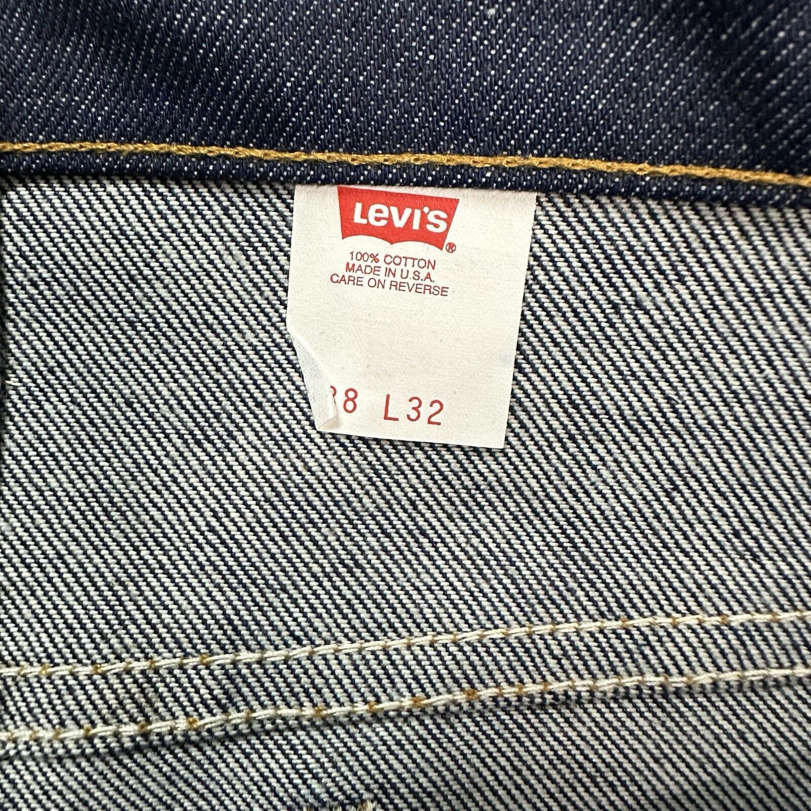 Levi's × Vintage NWT Vintage 90s Levi’s 517 Bootcut Dark Wash Denim Jeans Size US 38 / EU 54 - 8 Thumbnail