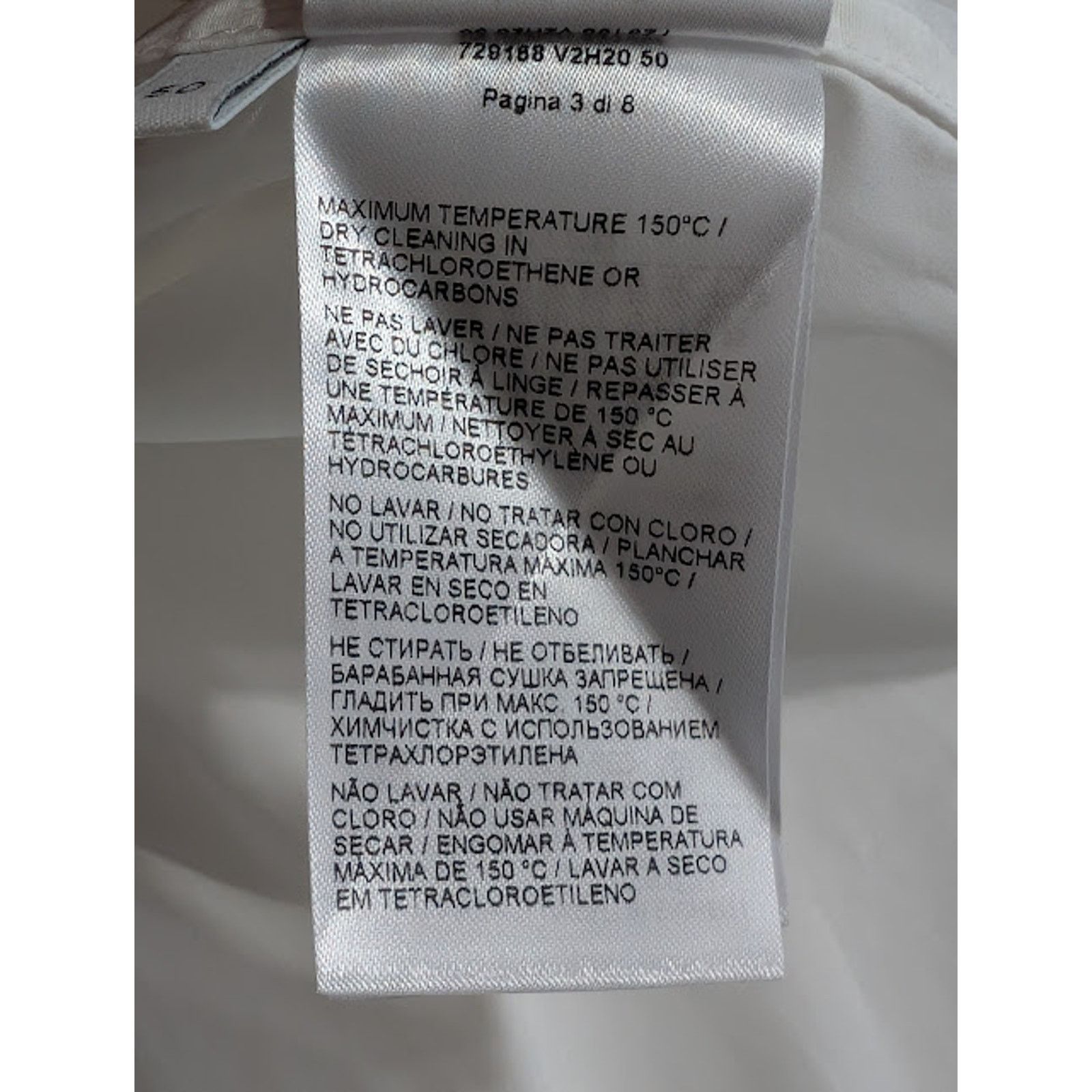 Bottega Veneta o1rshd1 Classic Cotton Poplin Shirt in White Size US M / EU 48-50 / 2 - 18 Thumbnail