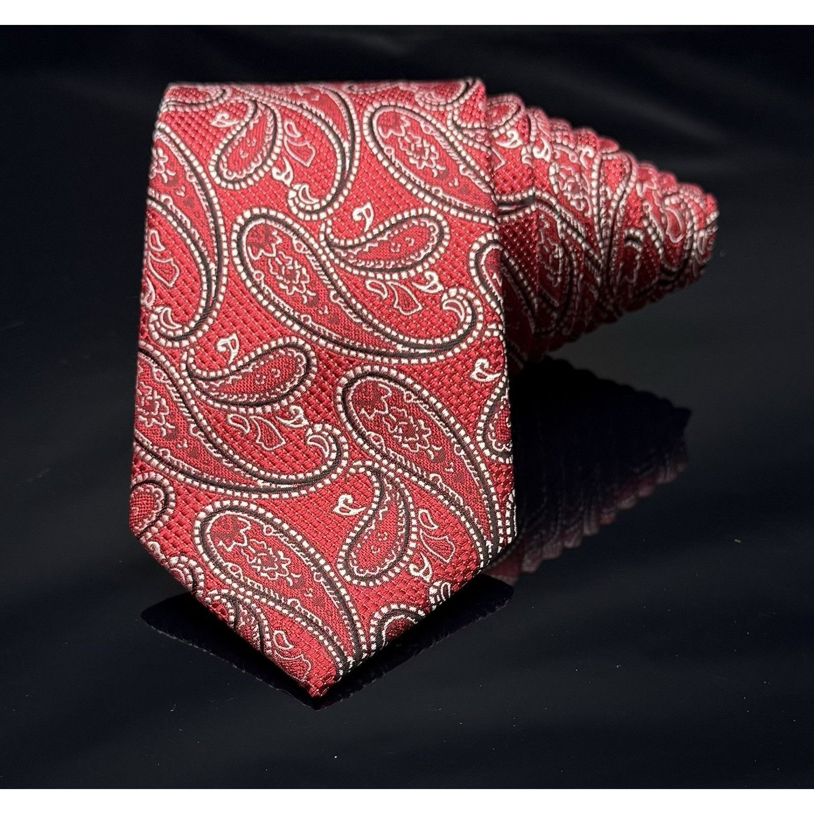 Donald Trump Donald Trump Necktie Signature Collection 100% Silk Red Whi Size ONE SIZE - 2 Thumbnail