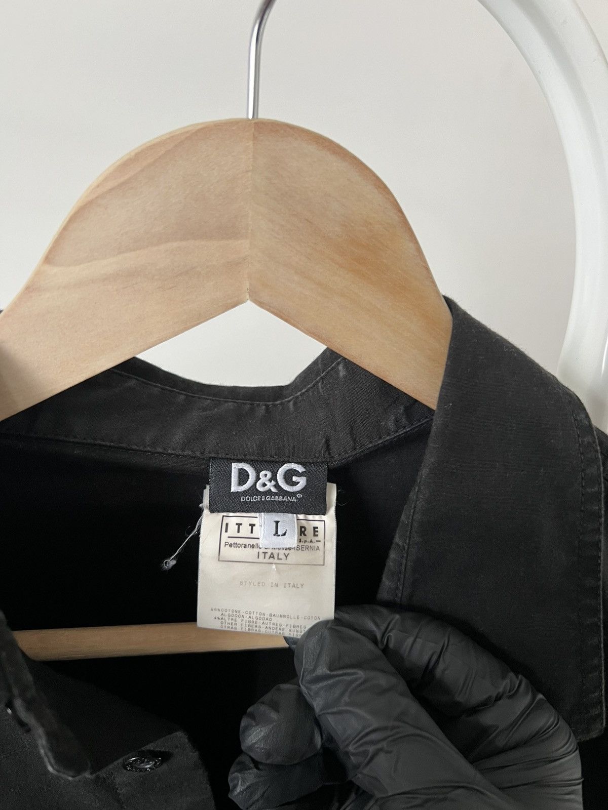 Dolce & Gabbana Dolce Gabbana Black Shirt Made in Italy Size L Size US L / EU 52-54 / 3 - 10 Thumbnail