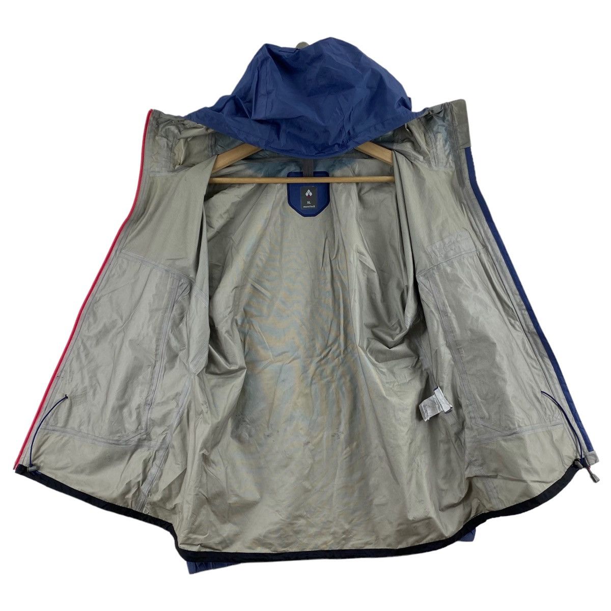 Montbell MONTBELL Outdoor Embroidered Brand Hooded Hiking Bomber Size US XL / EU 56 / 4 - 5 Thumbnail