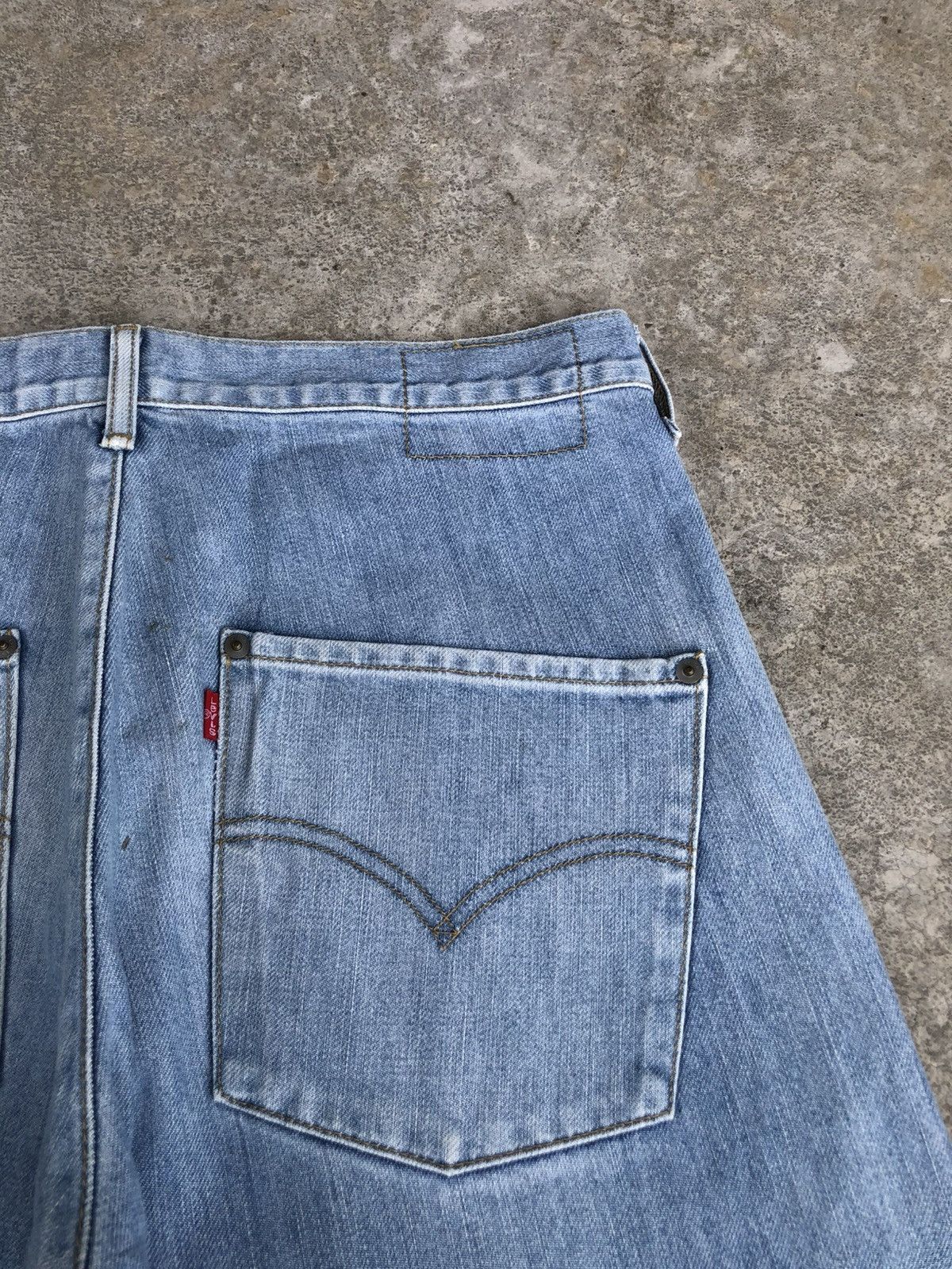 Levi's Levis Engineered Jeans Distressed Denim Size US 32 / EU 48 - 17 Thumbnail