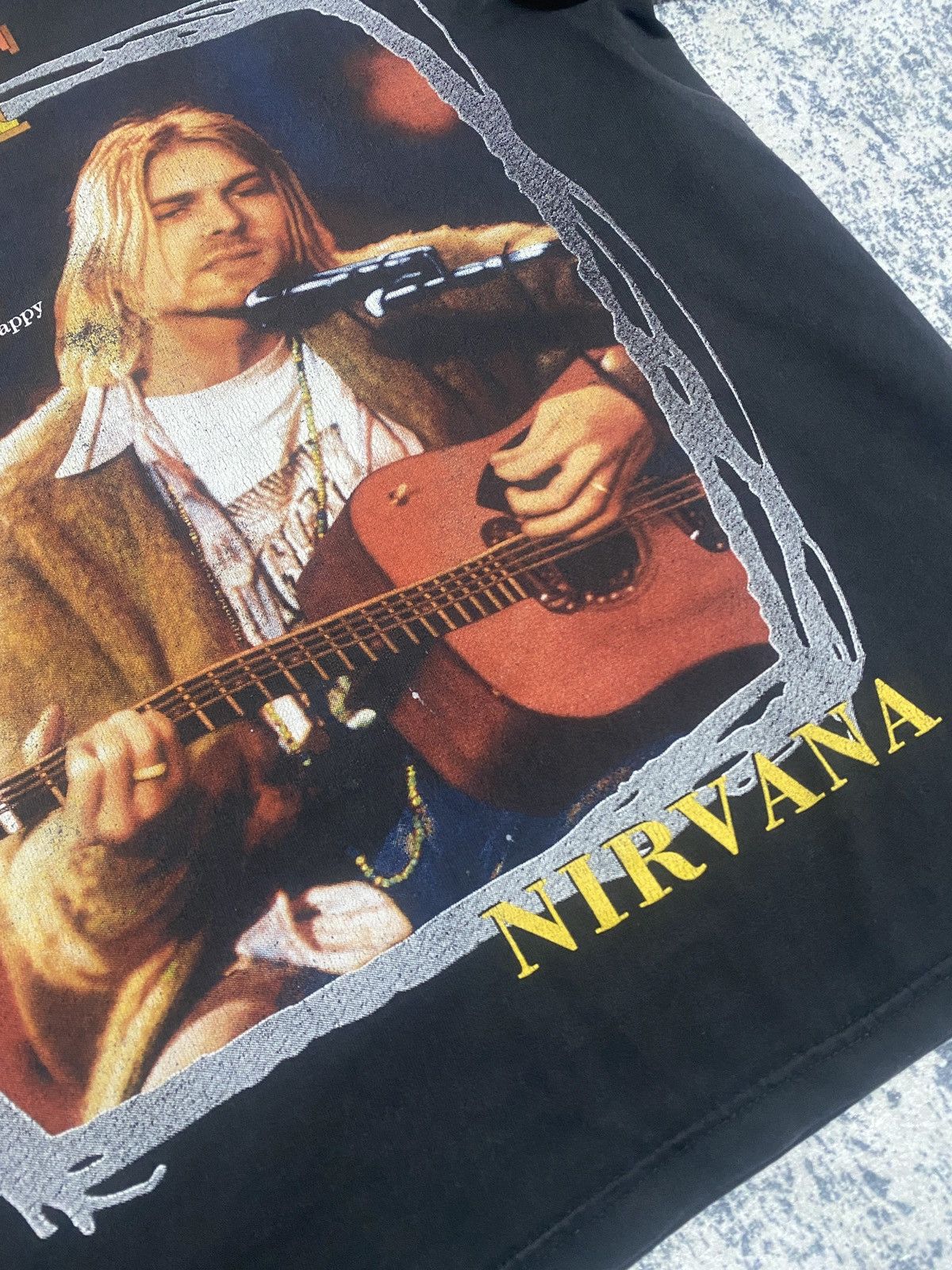 Band Tees Nirvana vintage band tee fullprint tee Size US L / EU 52-54 / 3 - 4 Thumbnail