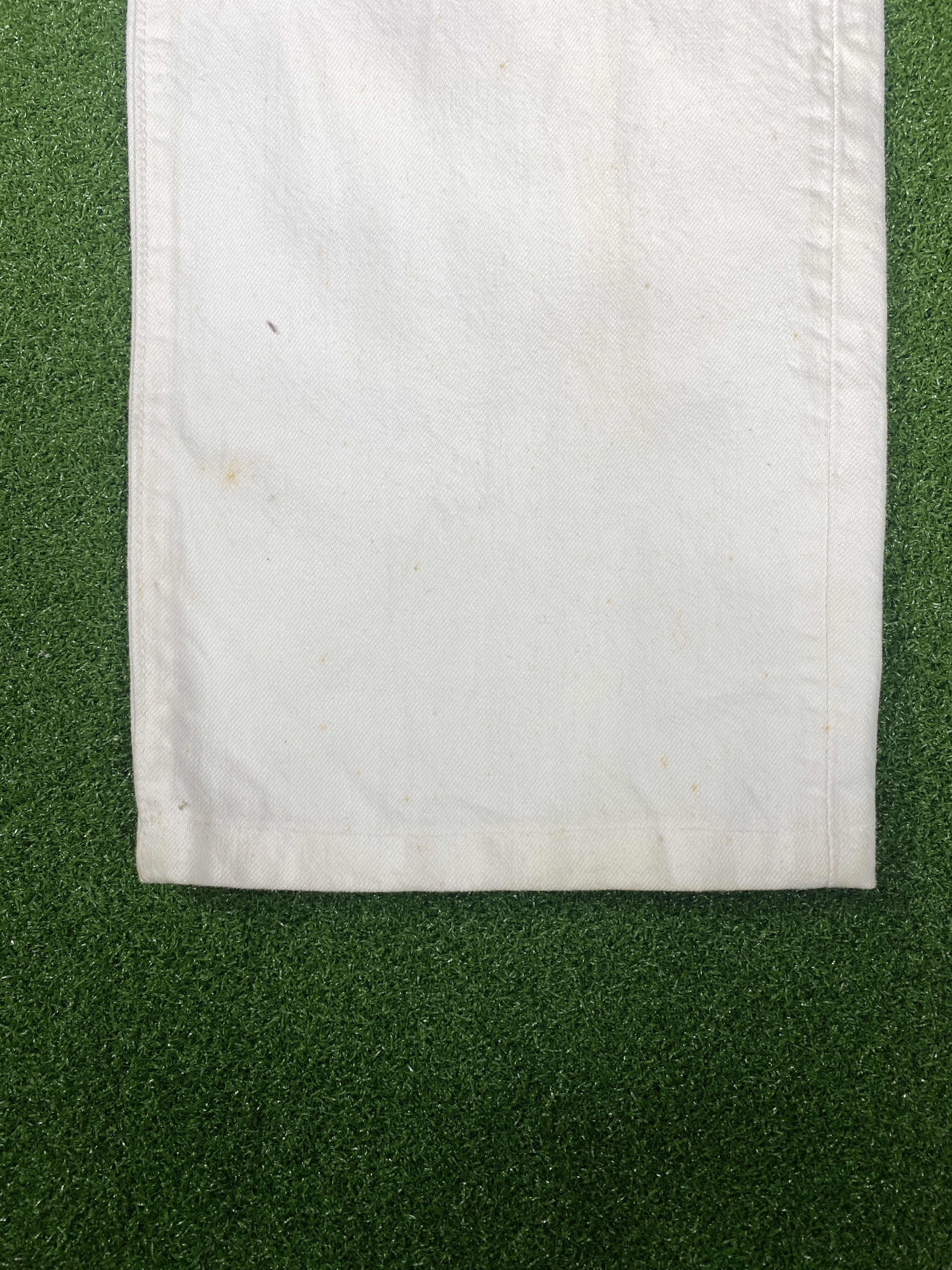 Levi's Vintage Levi's 501 Straight Cut White Jeans CP0062 Size US 32 / EU 48 - 5 Thumbnail