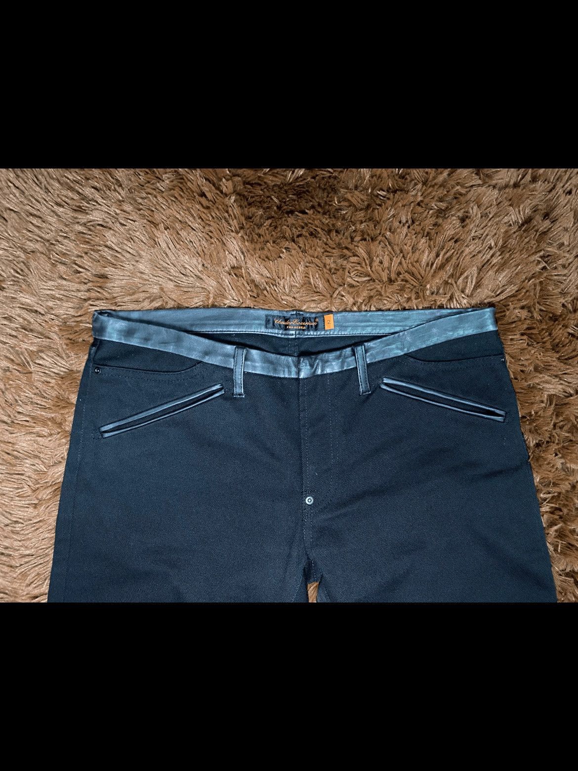 Undercover Sz 2 Undercover Destroyed Leather Joint Denim-2508 Size US 30 / EU 46 - 4 Thumbnail