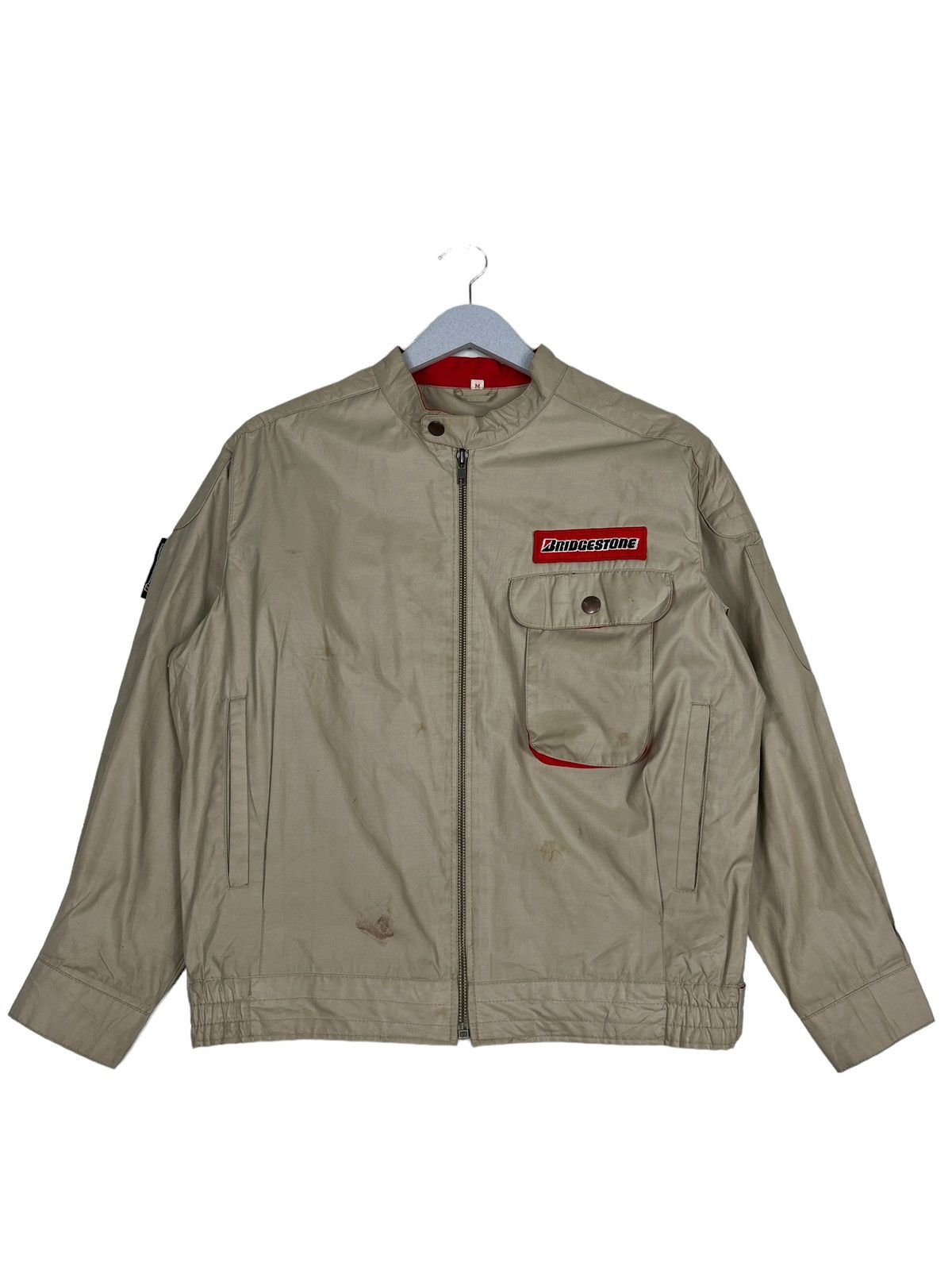 Japanese Brand 🔥 VINTAGE BRIDGESTONE STAFF RACING JACKET Size US M / EU 48-50 / 2 - 2 Thumbnail