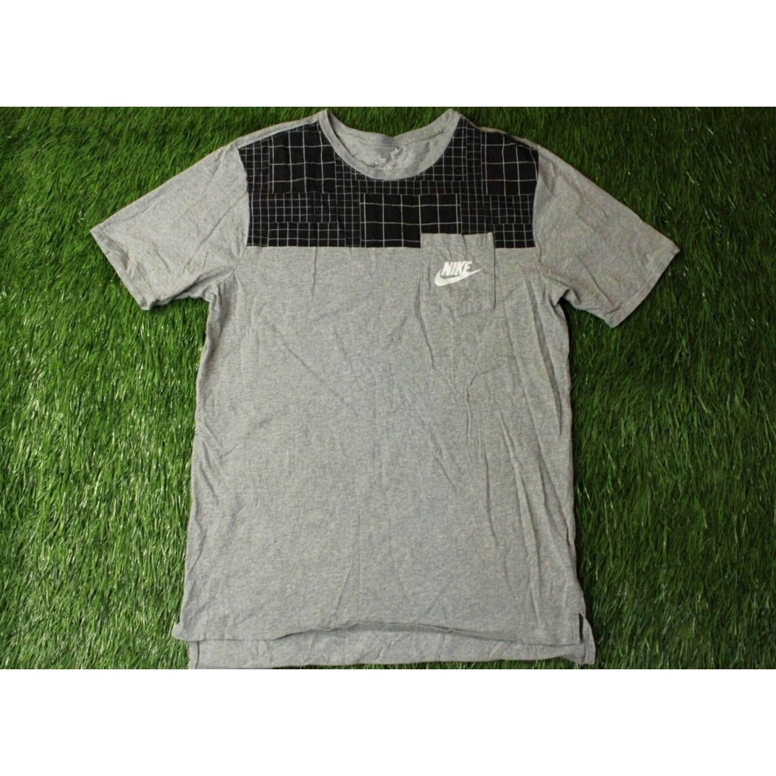 Nike NIKE ORIGINAL 2017 MEN SHIRT T-SHIRT TEE JERSEY SIZE M MEDIUM 834727-063 Gray and Black Casual Nike Shirt Mens Size US M / EU 48-50 / 2 - 2 Thumbnail