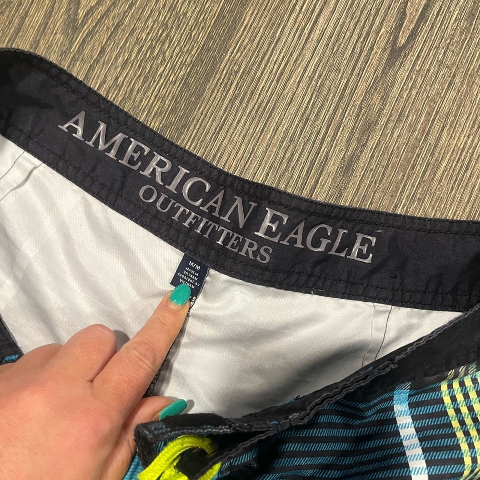 American Eagle Outfitters American Eagle Outfitters Board Shorts Mid Rise Plaid Size M Size US 32 / EU 48 - 3 Thumbnail