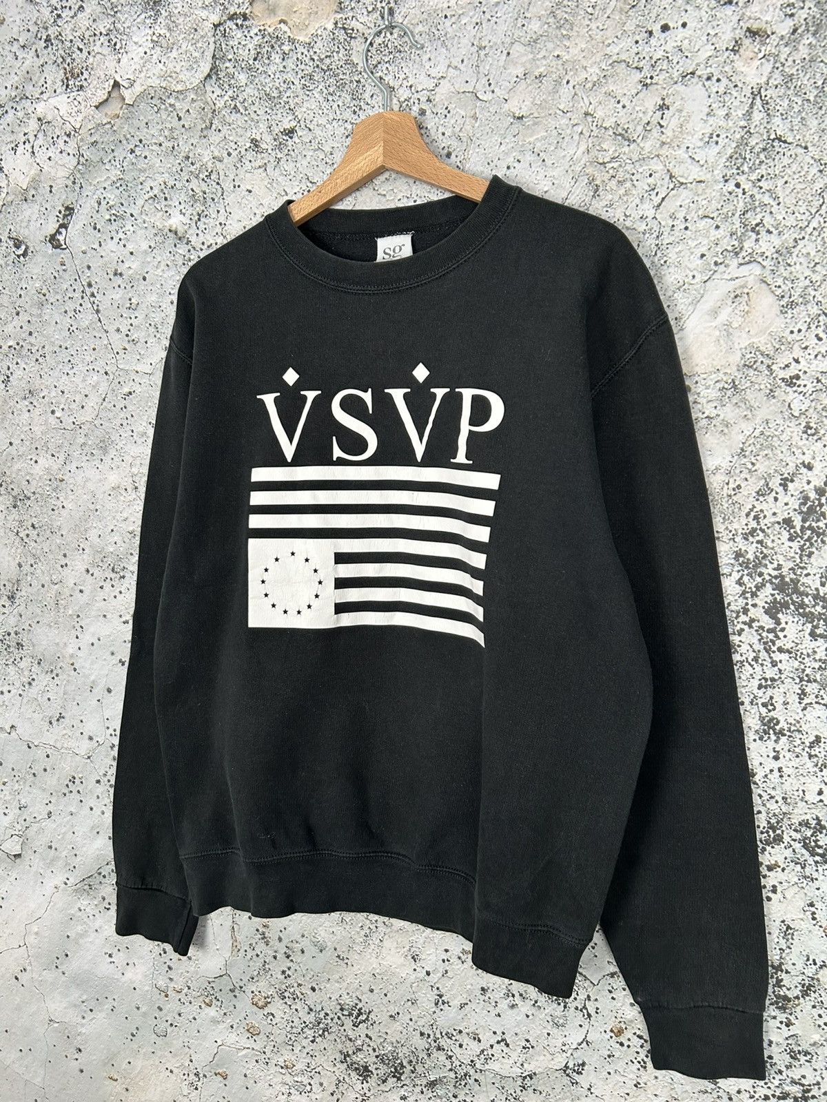 Rap Tees ASAP Rocky Black Crewneck Flag Rap Hip Hop Streetwear Hype Size US M / EU 48-50 / 2 - 2 Thumbnail