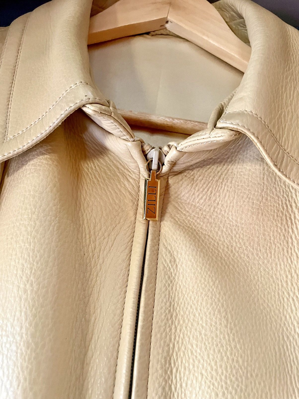 Zilli Zilli Deerskin Leather Bomber Jacket Size US XL / EU 56 / 4 - 5 Thumbnail