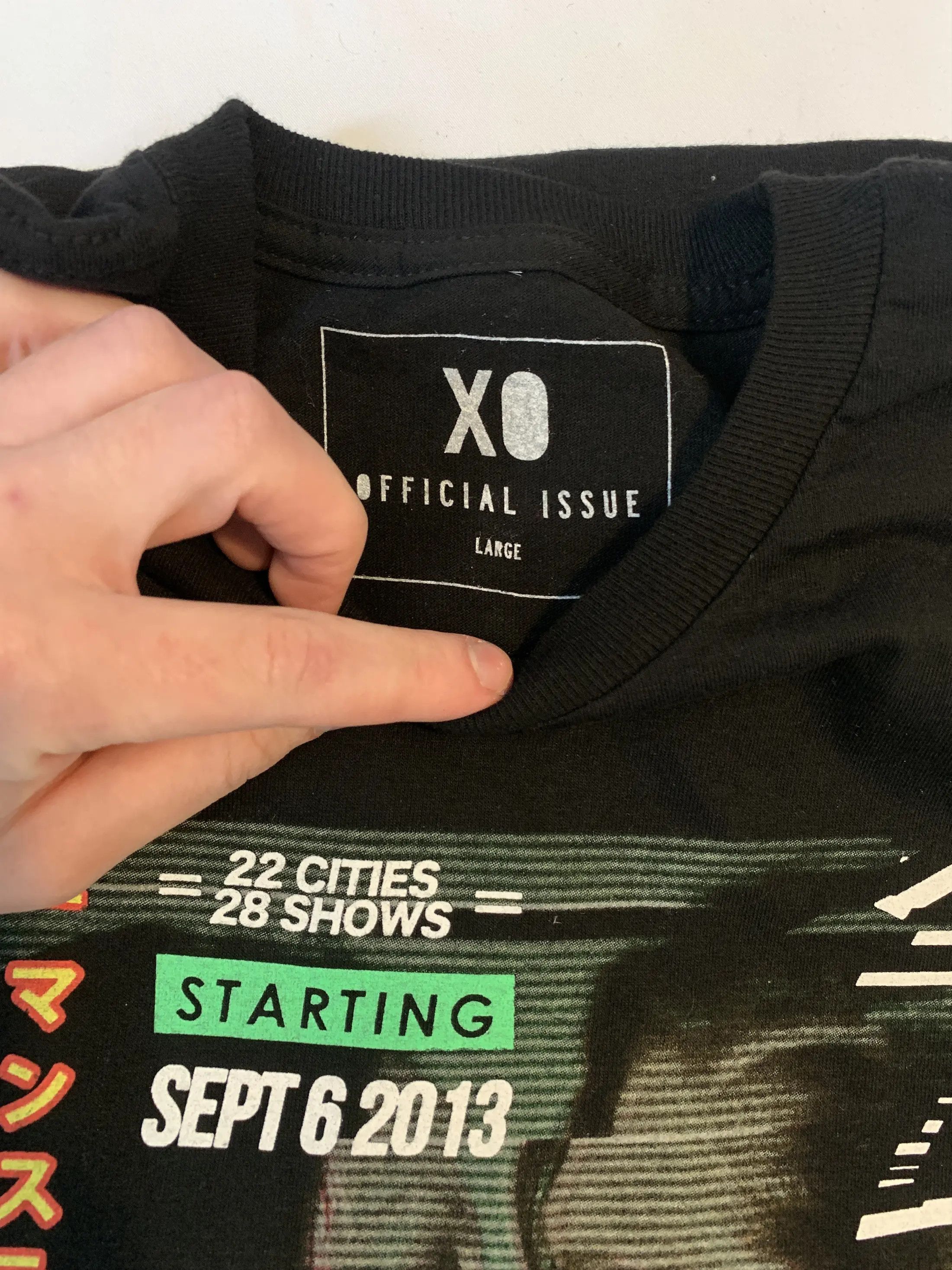 The Weeknd THE WEEKND OFFICIAL ISSUE XO KISS LAND 2013 OG TEE T-SHIRT Size US L / EU 52-54 / 3 - 2 Thumbnail