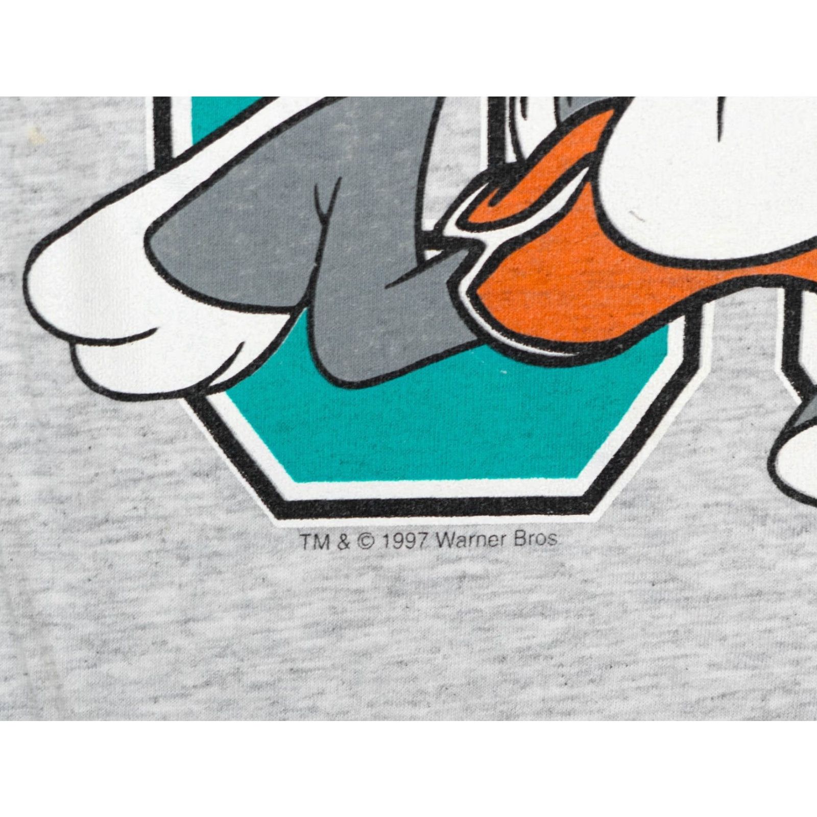 Vintage VINTAGE Bugs Bunny Basketball T-Shirt Mens M 22x25 Warner Bros Looney Tunes Gray 90s Cartoon Size M / US 6-8 / IT 42-44 - 6 Thumbnail