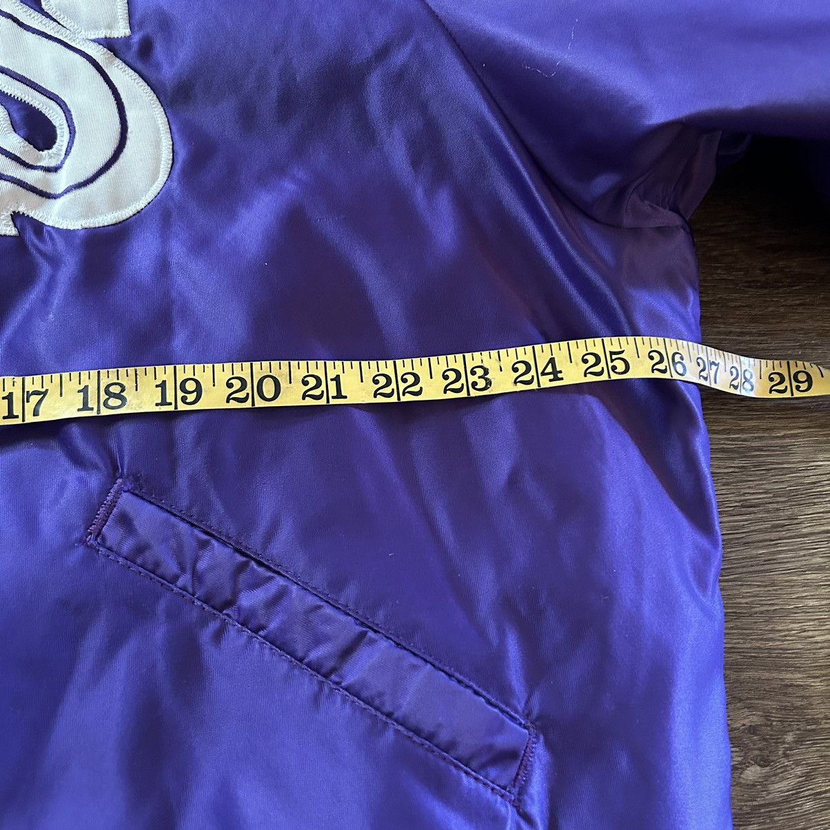 Starter Vtg 80s Griffey Jr satin jacket Size US XXL / EU 58 / 5 - 5 Thumbnail