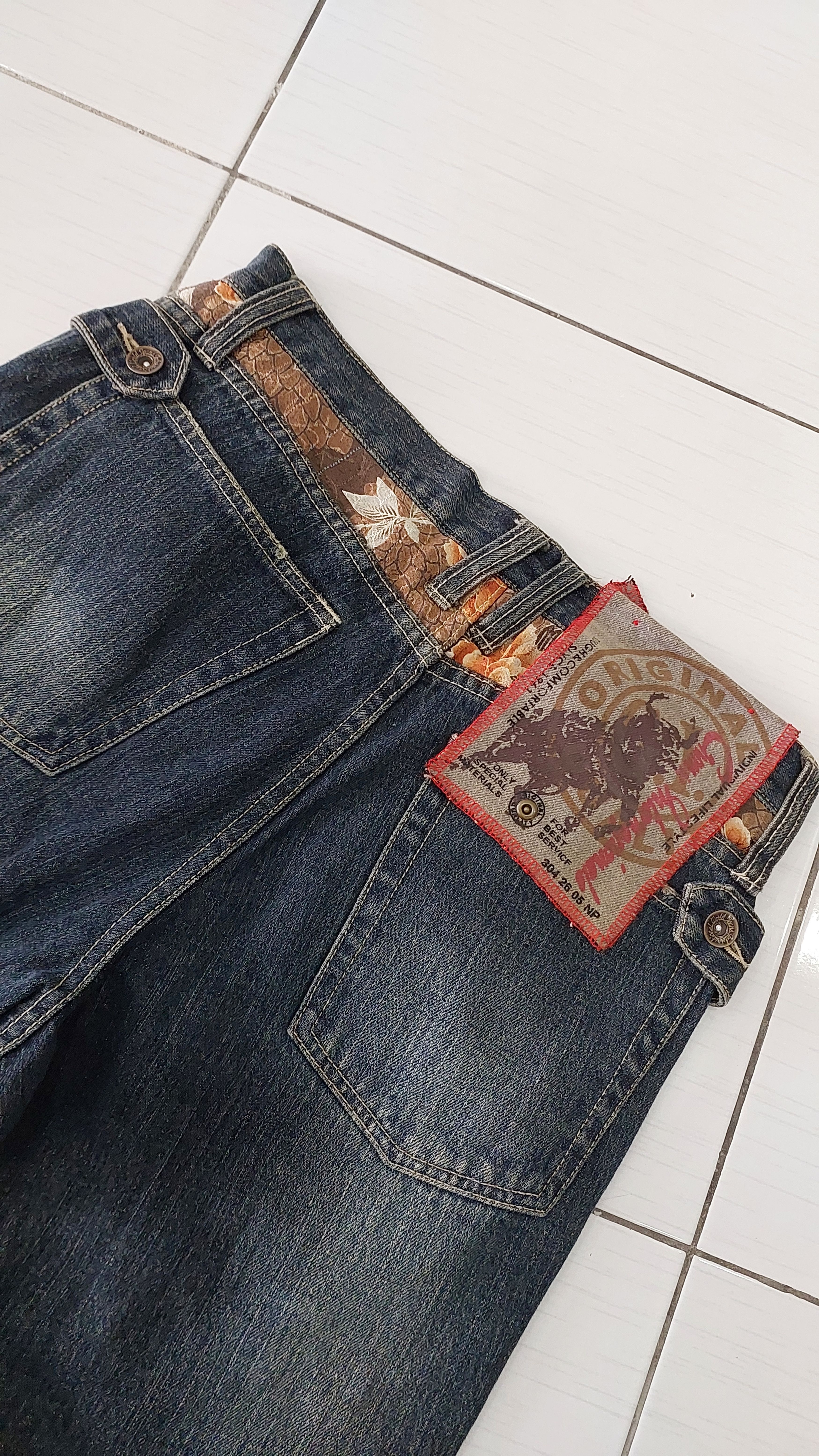 Japanese Brand JAPANESE BRAND DISTRESSED DOUBLE KNEE JEANS PANT Size US 30 / EU 46 - 4 Thumbnail