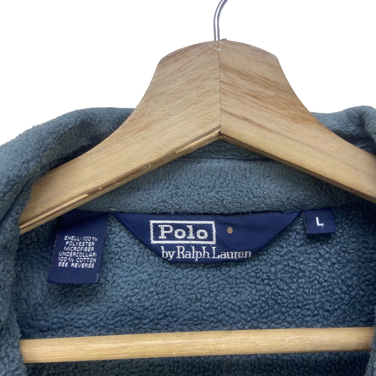 Polo Ralph Lauren Vintage Polo by Ralph Lauren YKK USA Fleece Jacket Size US L / EU 52-54 / 3 - 14 Thumbnail