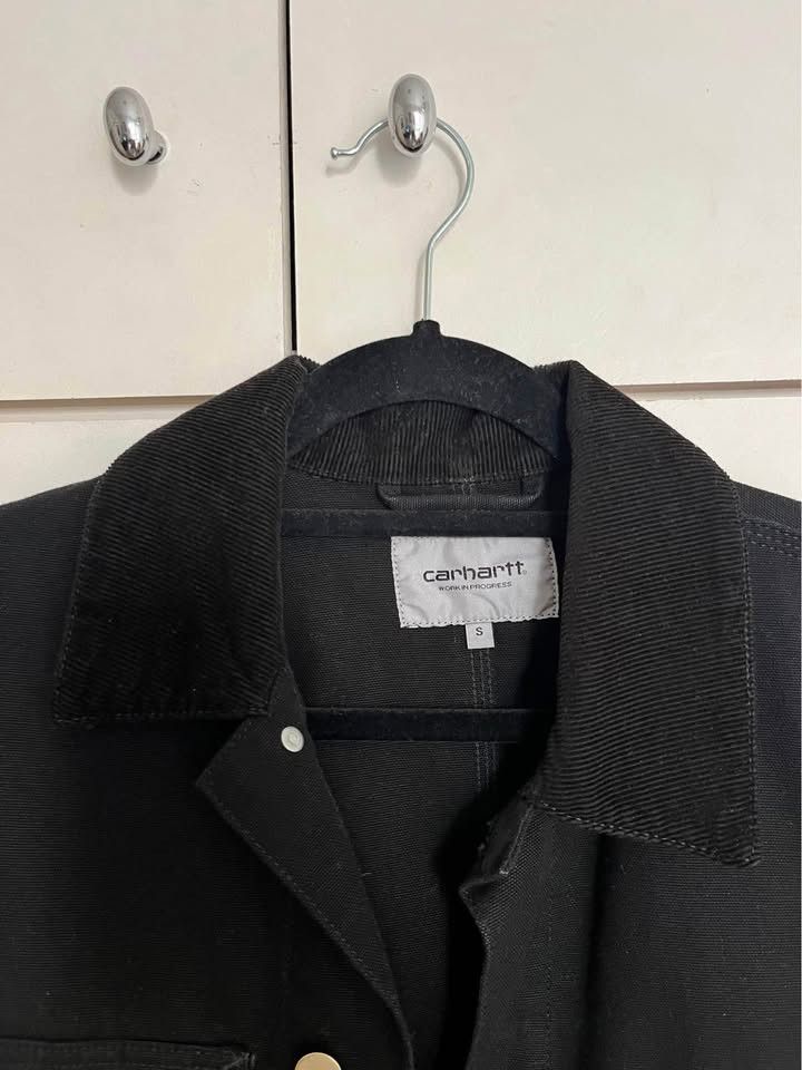 Carhartt Black S Carhartt corduroy-trimmed cotton-canvas chore jacket Size US S / EU 44-46 / 1 - 4 Thumbnail