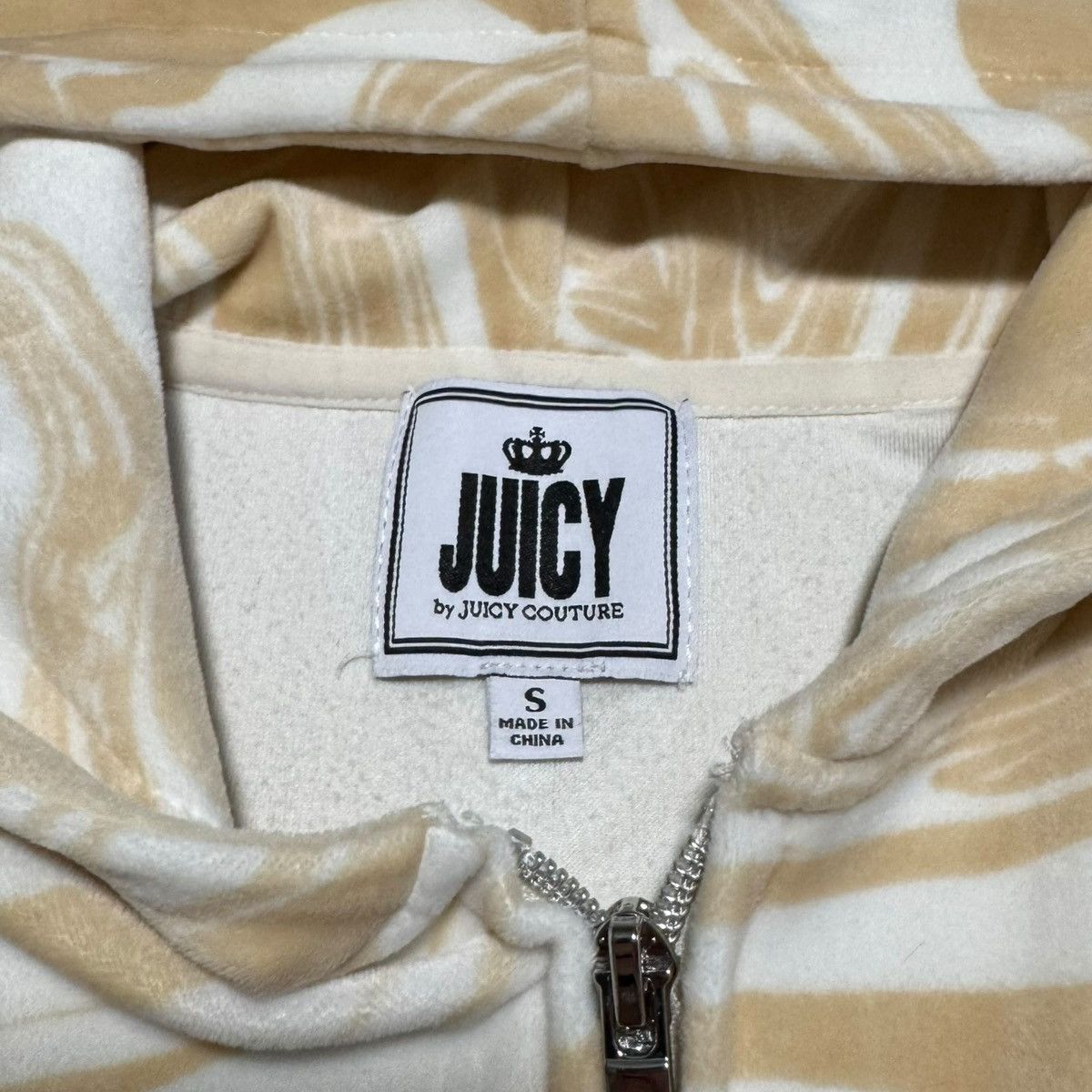 Juicy Couture Juicy Couture Beachwood Swirls Zip Hoodie Women’s Small Size S / US 4 / IT 40 - 4 Thumbnail