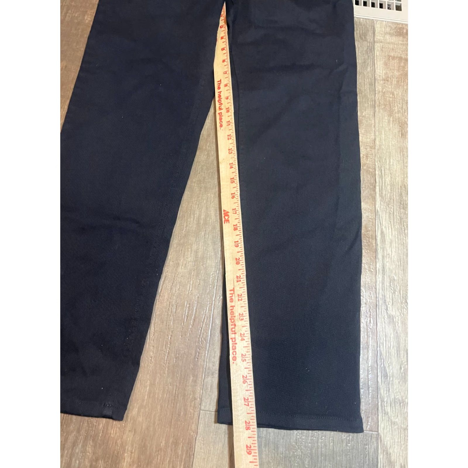 Ralph Lauren Lauren Ralph Lauren Jeans Womens Size 8 Black Denim Straight Pockets Zipper Modern Classic Regular China Leather? Size 30" / US 8 / IT 44 - 2 Thumbnail