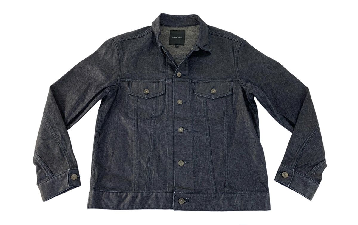 JOSEPH HOMME Hype Joseph Homme Indigo Denim Jacket Western Trucker Size US M / EU 48-50 / 2 - 1 Thumbnail