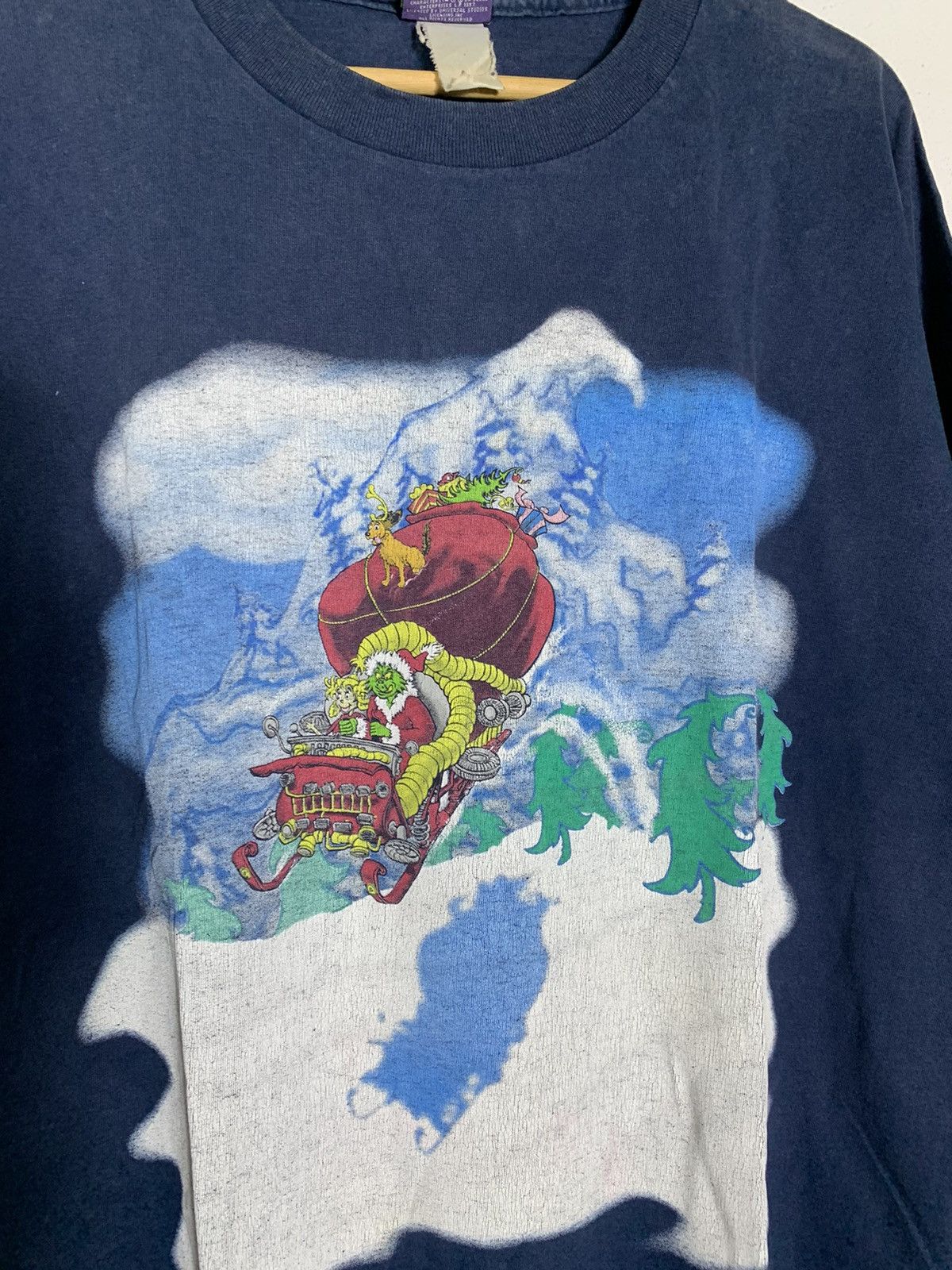 Vintage Vintage Movie promo t-shirt THE GRINCH Size US L / EU 52-54 / 3 - 4 Thumbnail