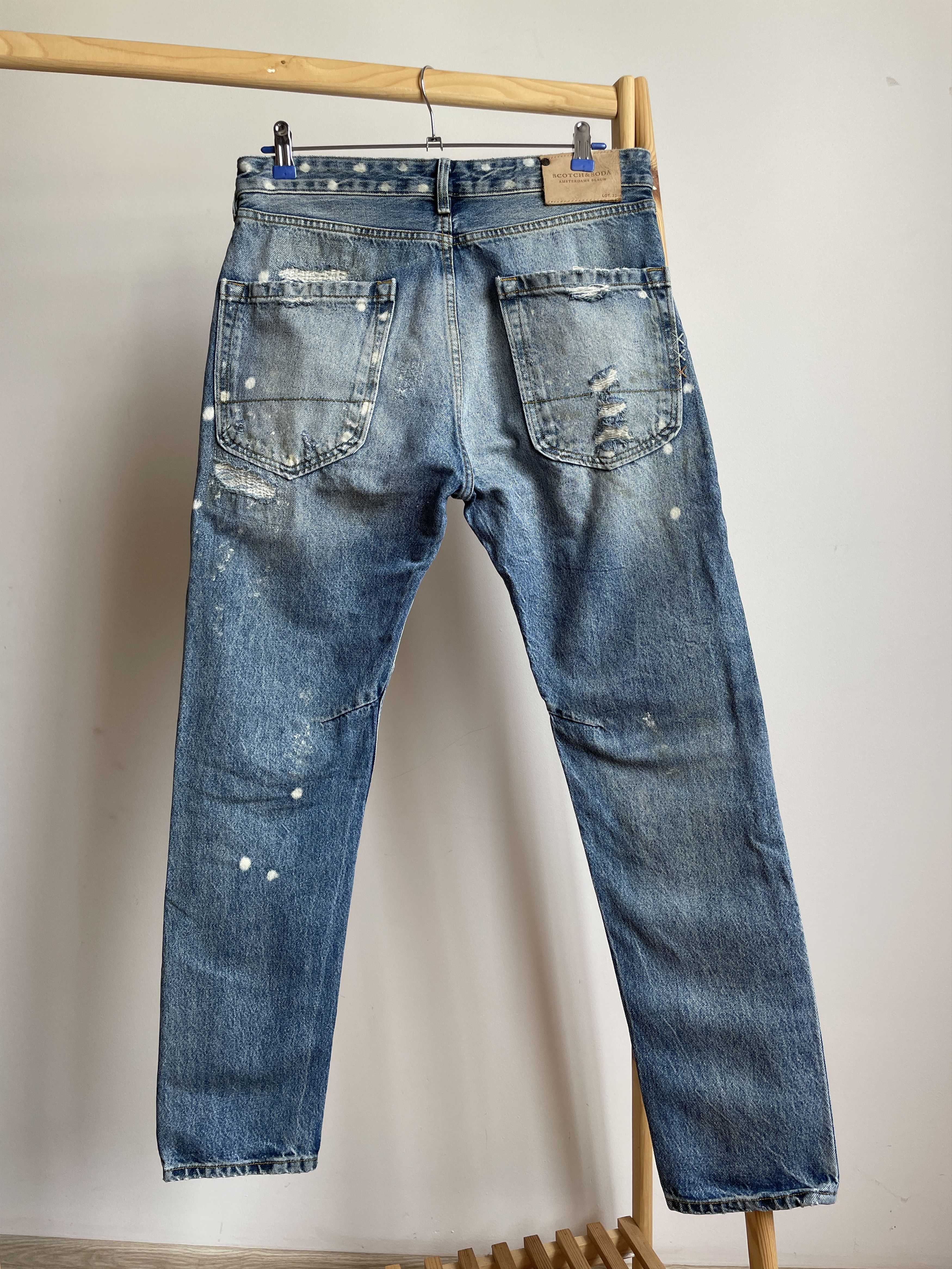 Scotch & Soda Scotch & Soda Lava Tears Distressed Denim Size 32x32 Size US 32 / EU 48 - 2 Thumbnail