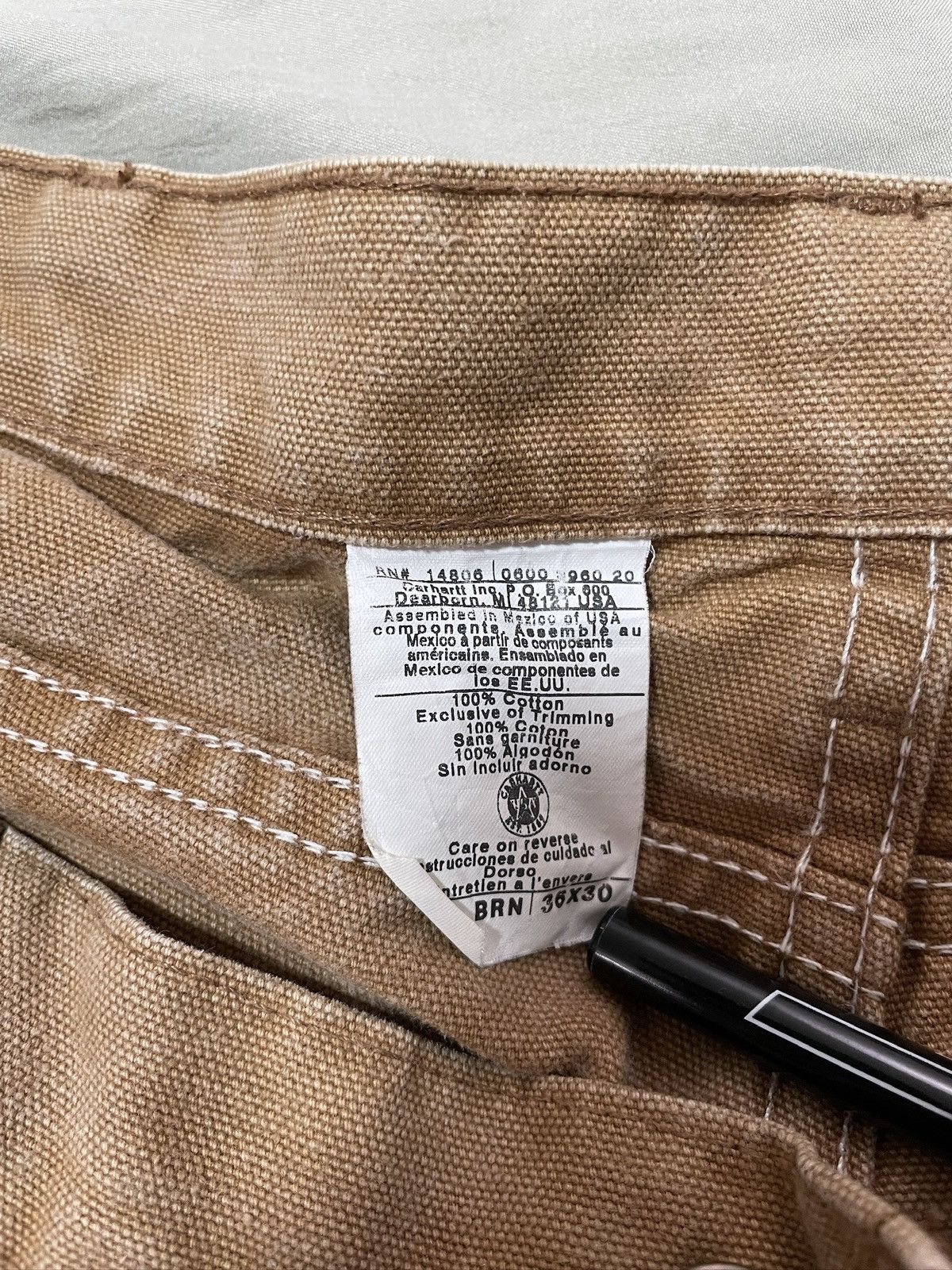 Carhartt Carhartt Straight-leg work pants Size US 34 / EU 50 - 4 Thumbnail
