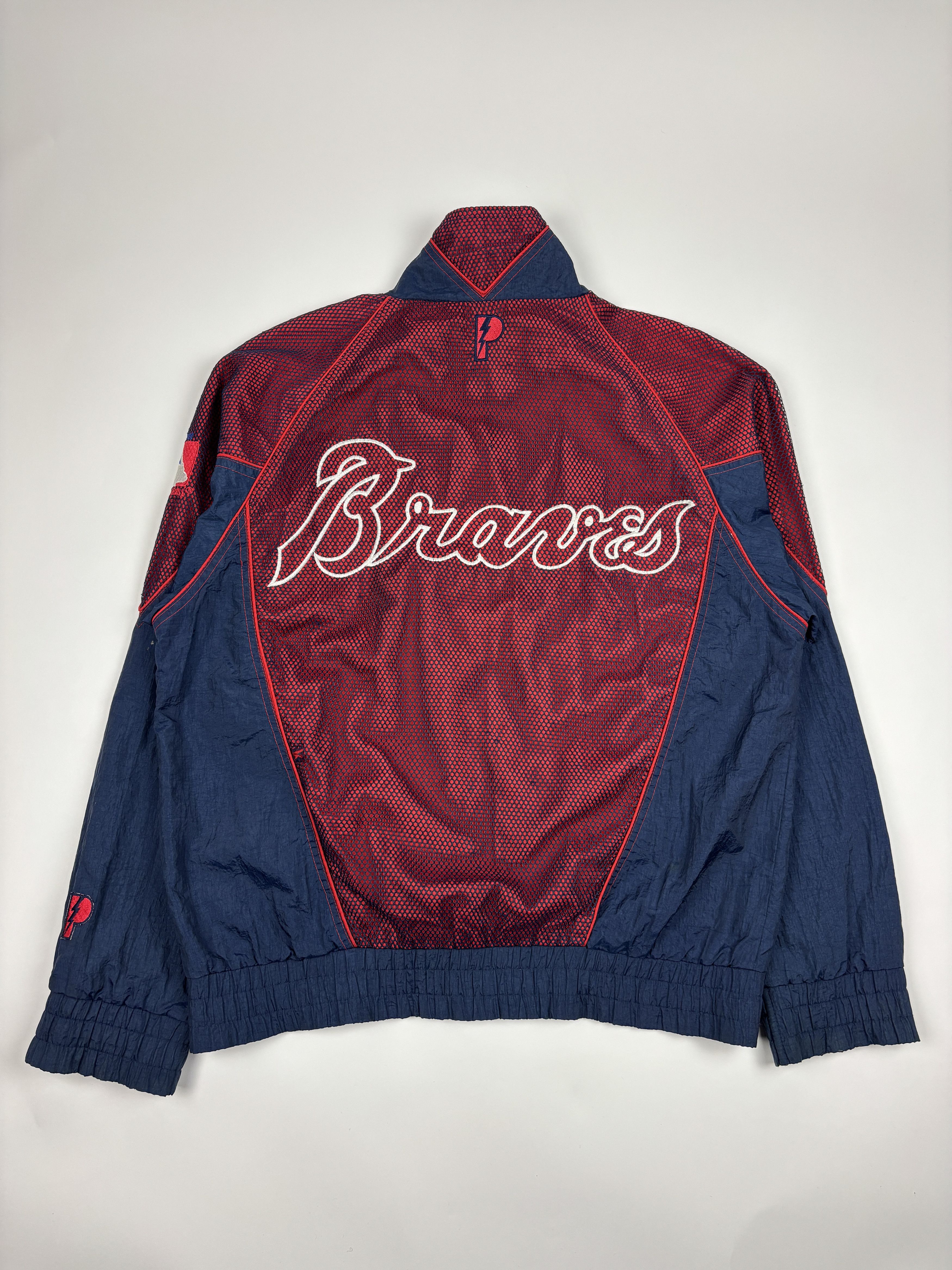Pro Player Vintage Atlanta Braves Pro Player MLB Windbreaker Jacket Size US M / EU 48-50 / 2 - 5 Thumbnail