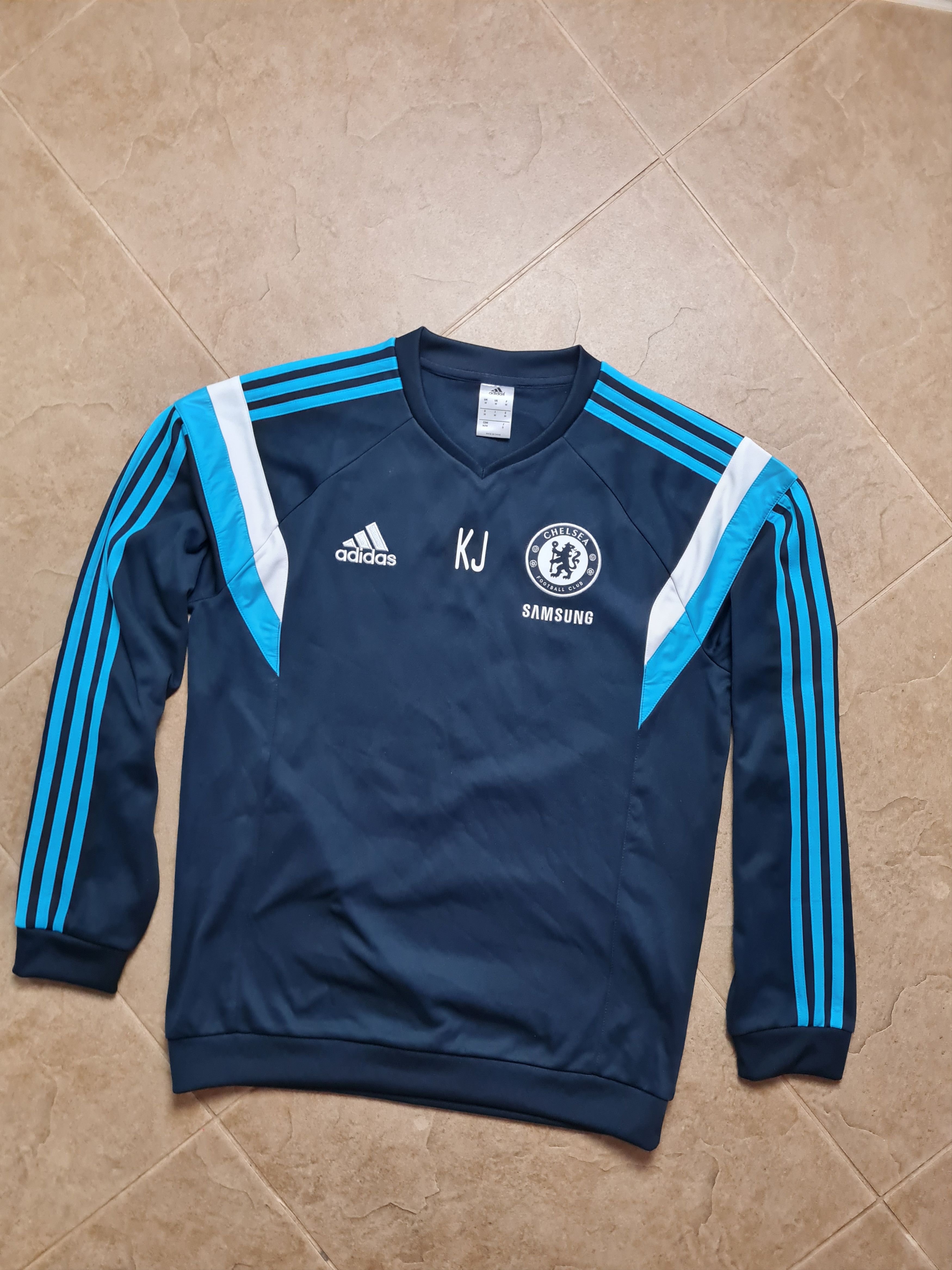 Adidas Sweatshirt Chelsea FC 2014/15 Adidas Big Logo Training Shirt Size US M / EU 48-50 / 2 - 4 Thumbnail