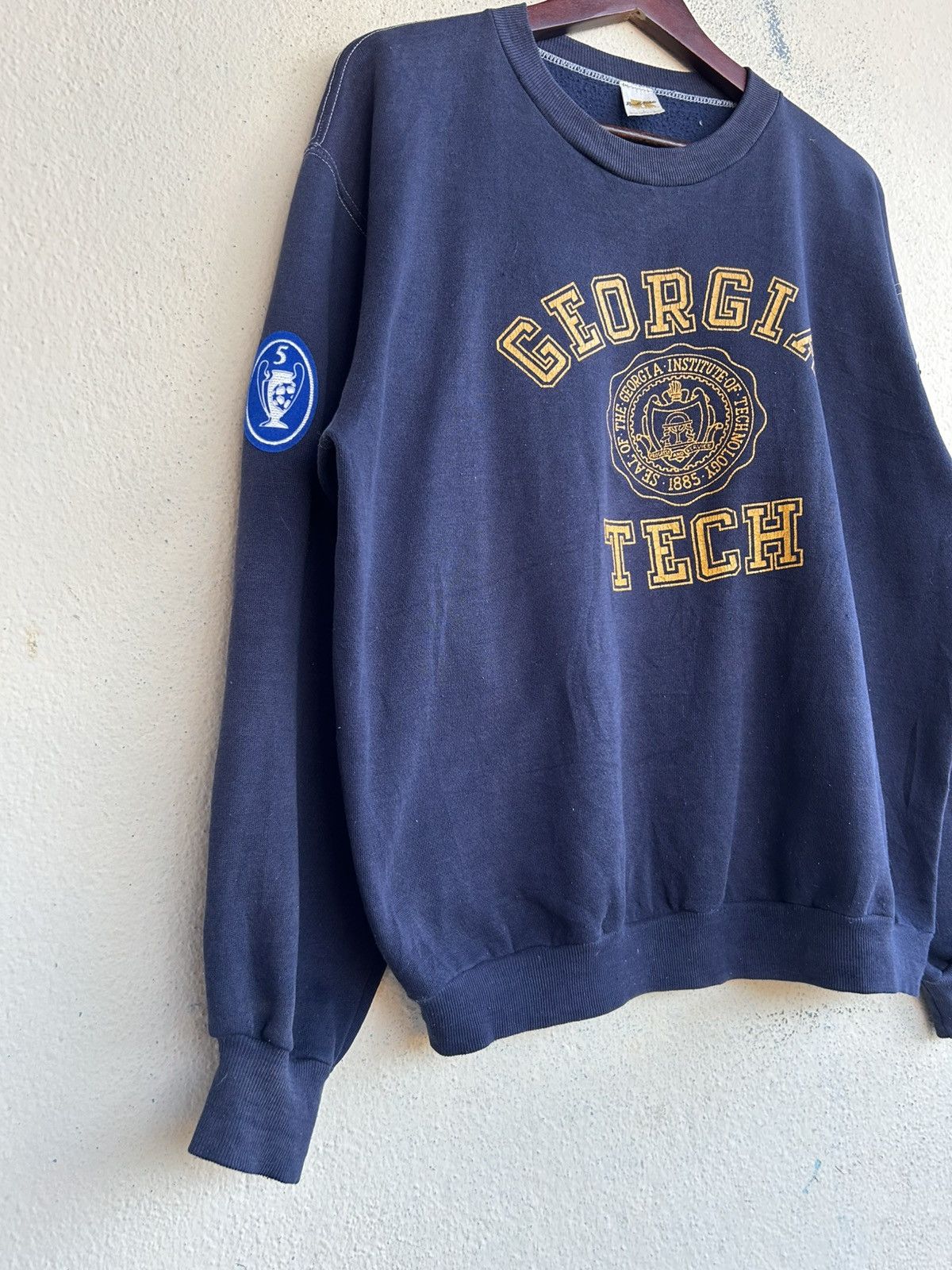 Russell Athletic Vintage The Georgia Institute Of Technology Soccer Size US L / EU 52-54 / 3 - 4 Thumbnail