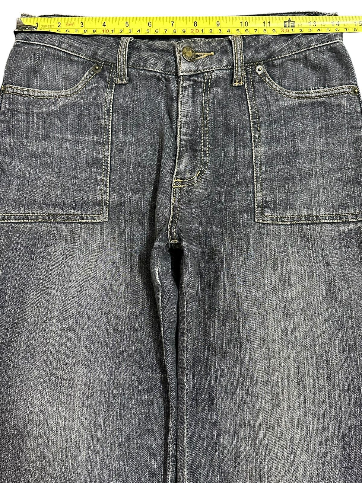 Japanese Brand Vintage Japanese Brand Faded Wash Style Flare Jeans Size US 28 / EU 44 - 11 Thumbnail