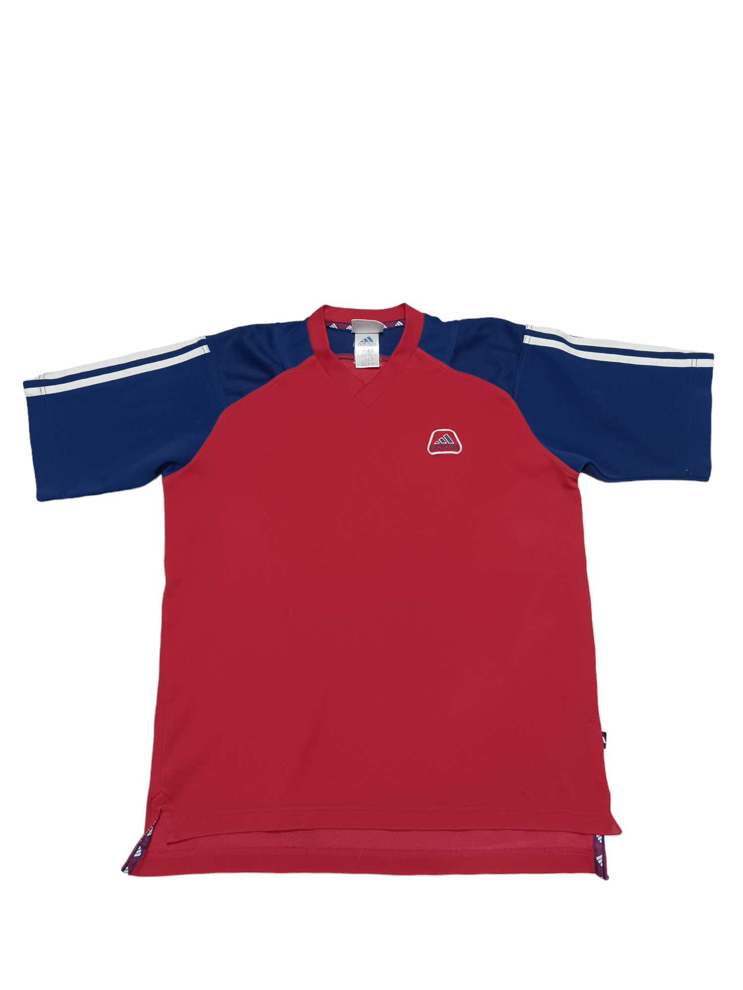 Adidas ADIDAS VINTAGE 90S POLYESTER BIGLOGO TEE JERSEY STYLE Size US M / EU 48-50 / 2 - 2 Thumbnail