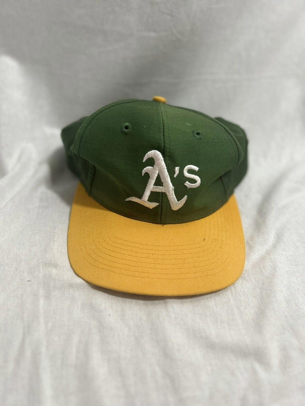 Designer Vintage 1990's Oakland Athletics Twins Snapback Hat Size ONE SIZE - 1 Thumbnail