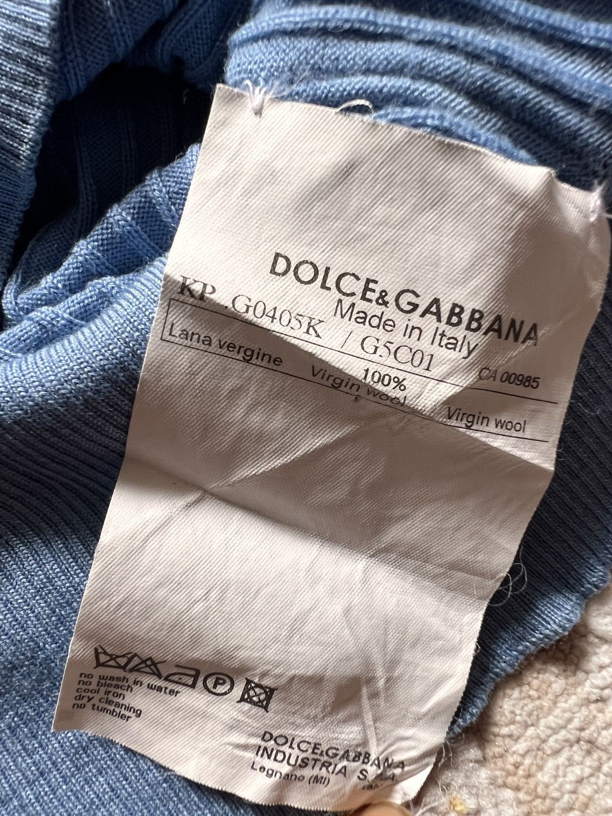 Dolce & Gabbana Dolce & Gabbana Virgin Wool Cardigan Size US S / EU 44-46 / 1 - 7 Thumbnail