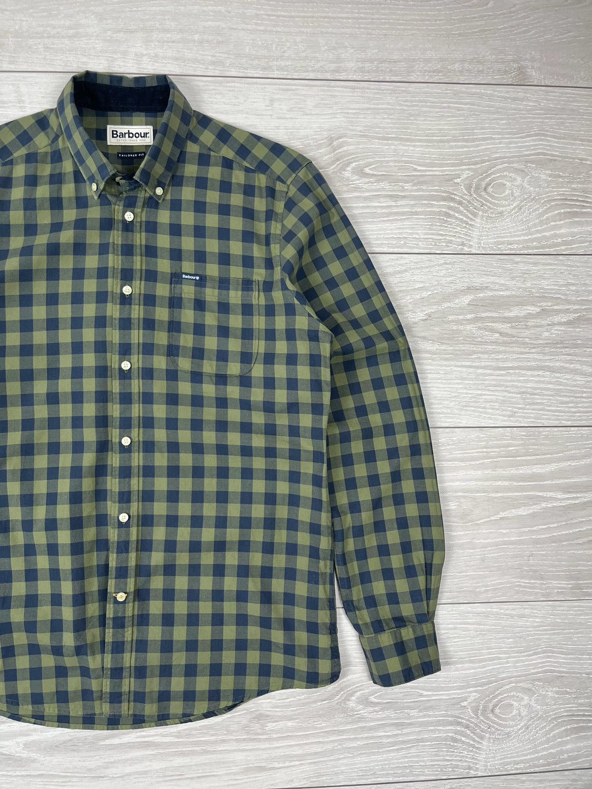 Barbour Barbour Tailored Oxford Heavy Checkered Shirt Size US M / EU 48-50 / 2 - 3 Thumbnail