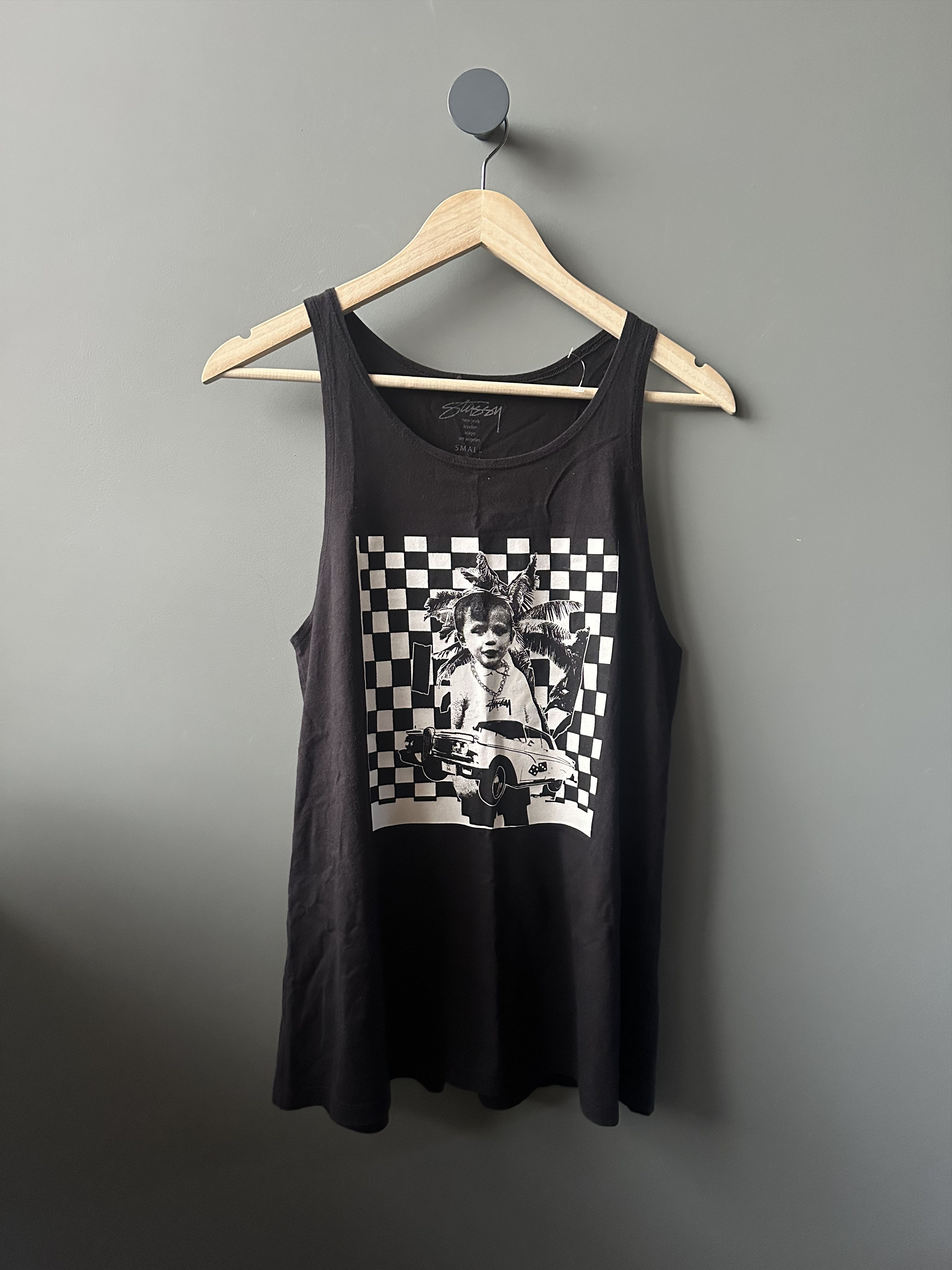 Stussy Stussy Chess Print Sleeveless Size S Size US S / EU 44-46 / 1 - 1 Thumbnail