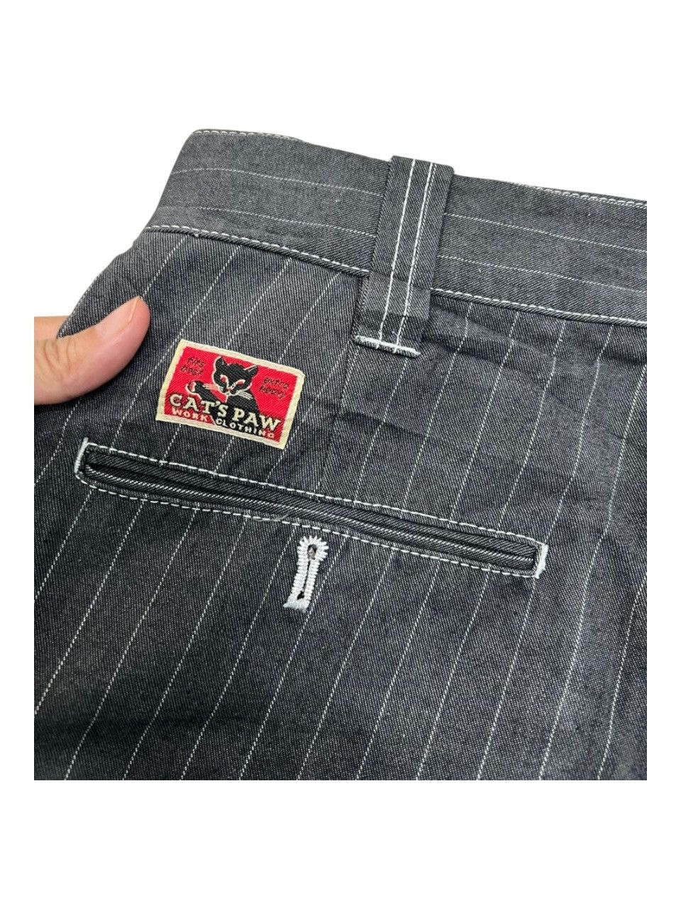 CAT'S PAW × Toyo Enterprises Cat’s Paw by Toyo Enterprise Stripes Pants Size US 32 / EU 48 - 7 Thumbnail