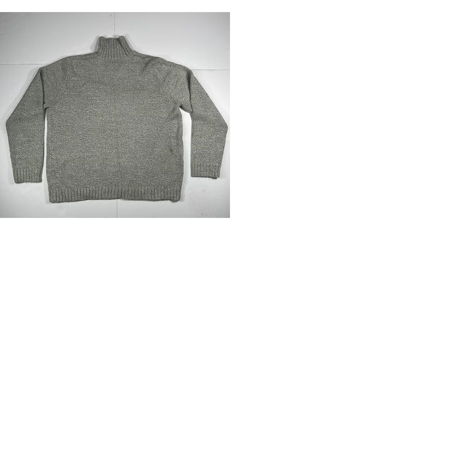 Vintage St. John's Bay Sweater Shirt Womens PXL Petite Gray Knit High Neck Pullover Shirt Size XL / US 12-14 / IT 48-50 - 9 Thumbnail