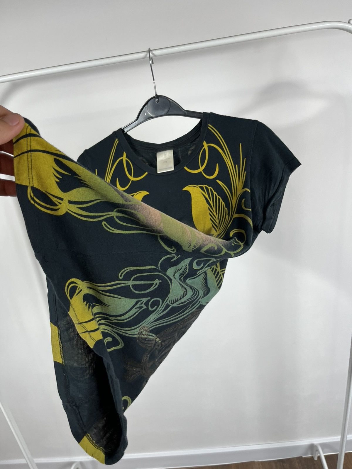 Christian Audigier Vintage Christian Audigier Tattoo Skull Birds Graphic Tee Size M / US 6-8 / IT 42-44 - 8 Thumbnail